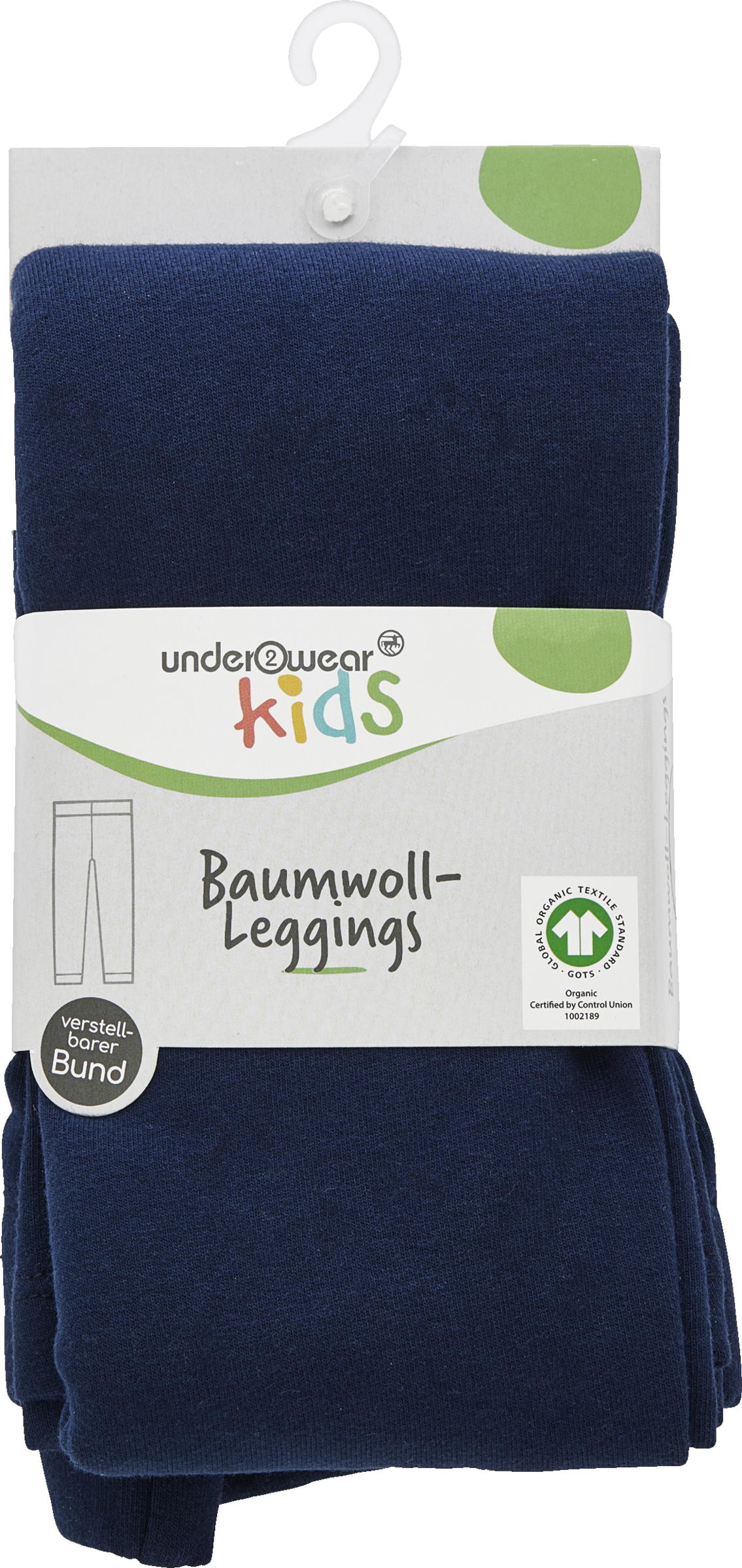 Leggings Jersey Baumwolle navy Taschen Gr. 122/128