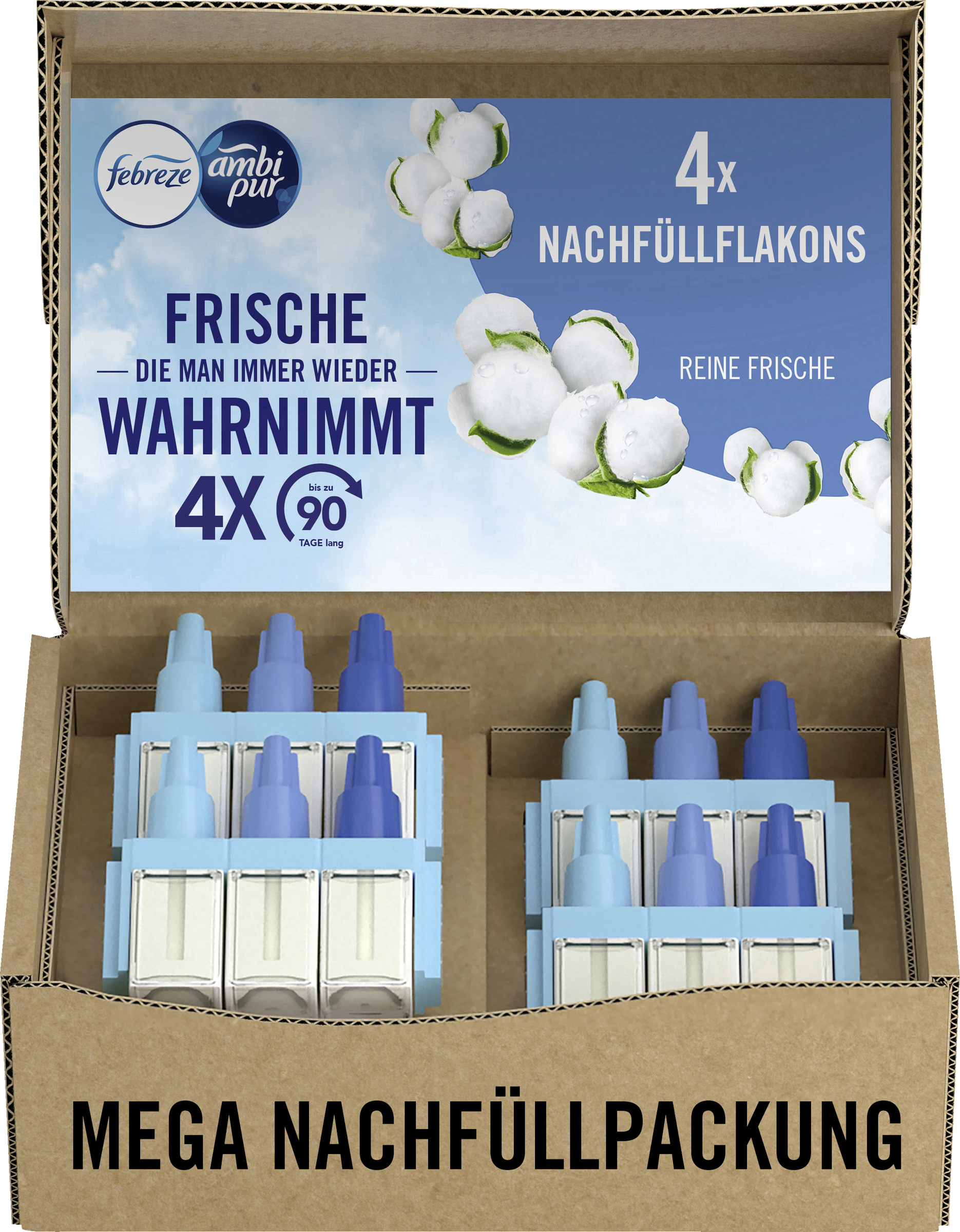 febreze 3Volution Duftstecker Nachfüllflakon Reine Frische Vorteilspack
