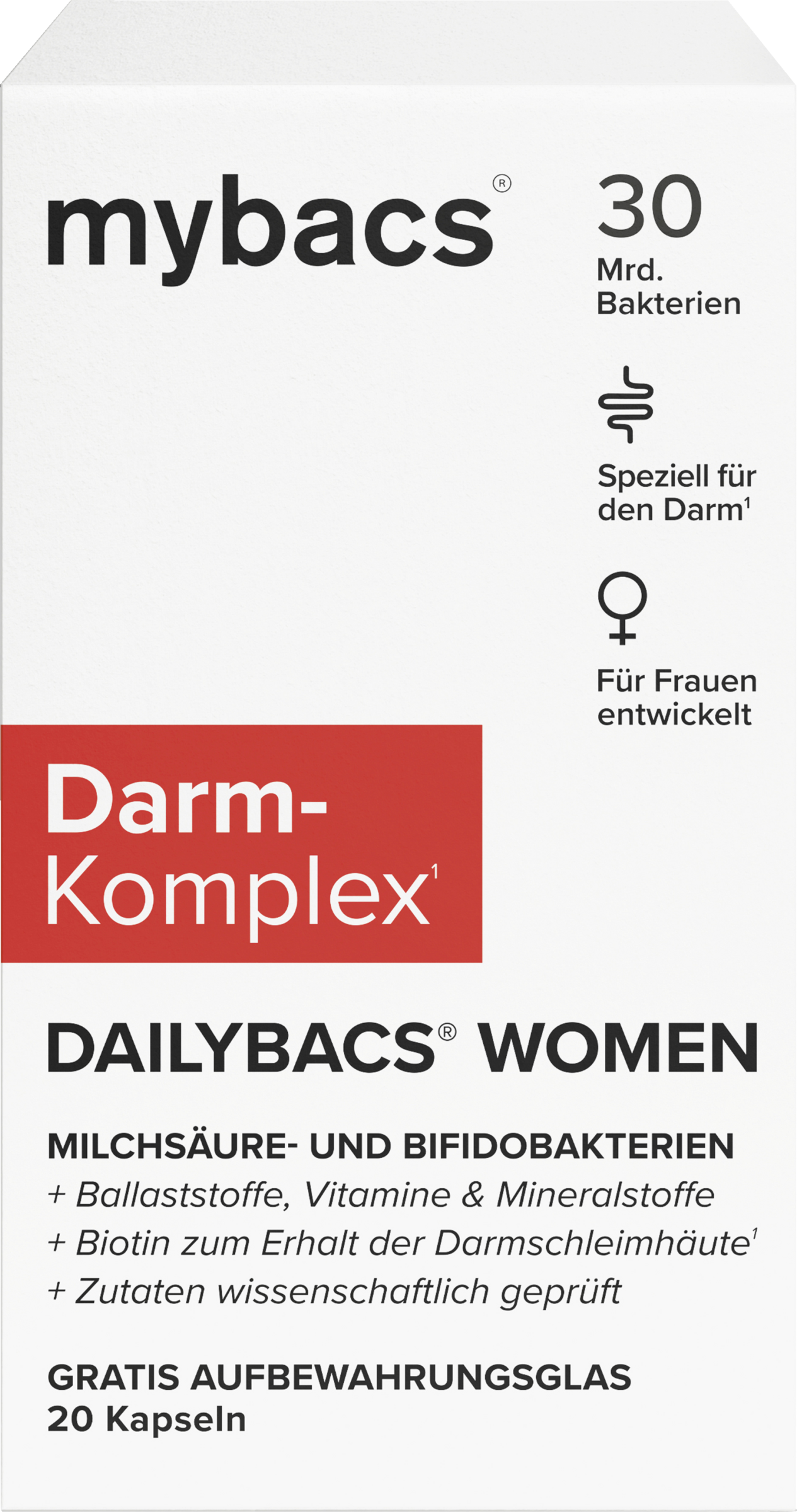 mybacs Dailybacs Women Darm-Komplex Kapseln