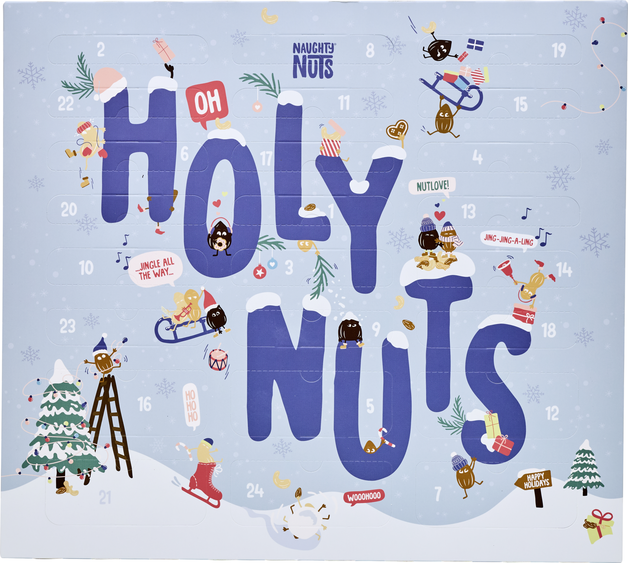 Naughty Nuts Bio Adventskalender Classic 2025 (24 Stück)