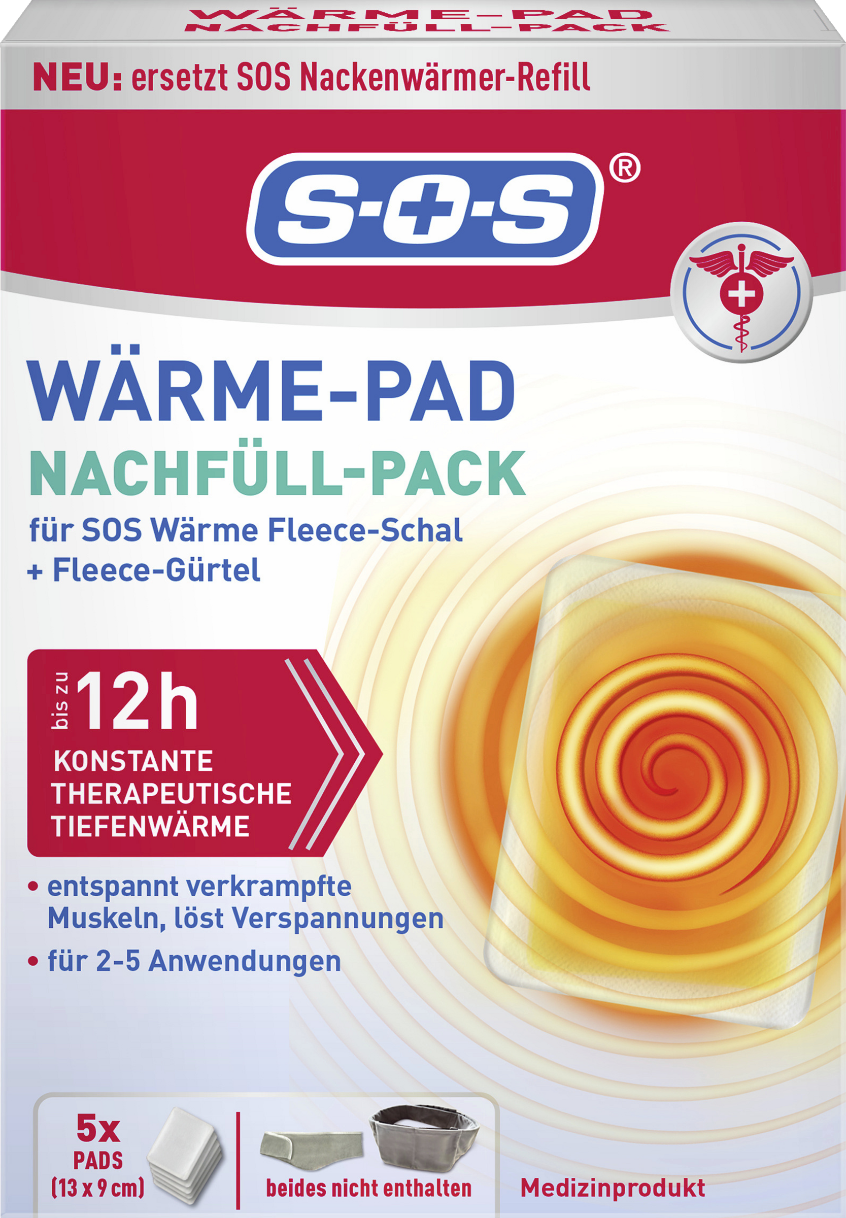 SOS 5er Nachfüll-Pack Wärme-Pad