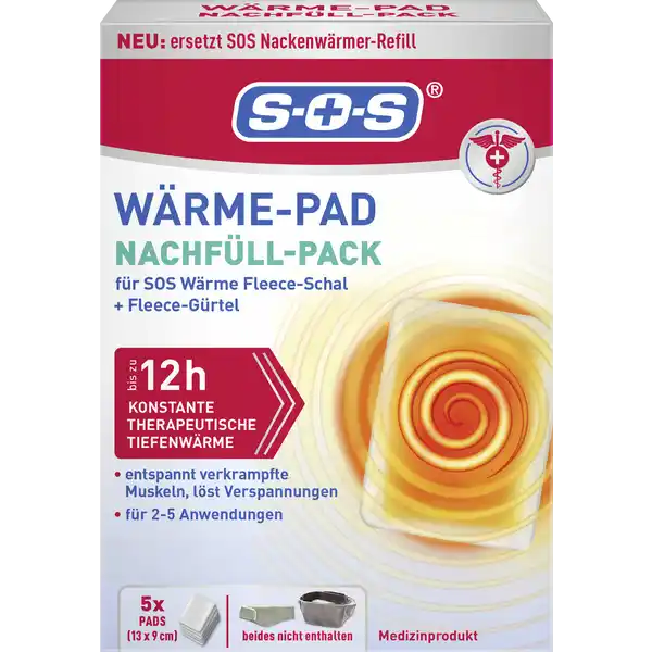 عبوة إعادة تعبئة من 5 قطع لوسادة التدفئة