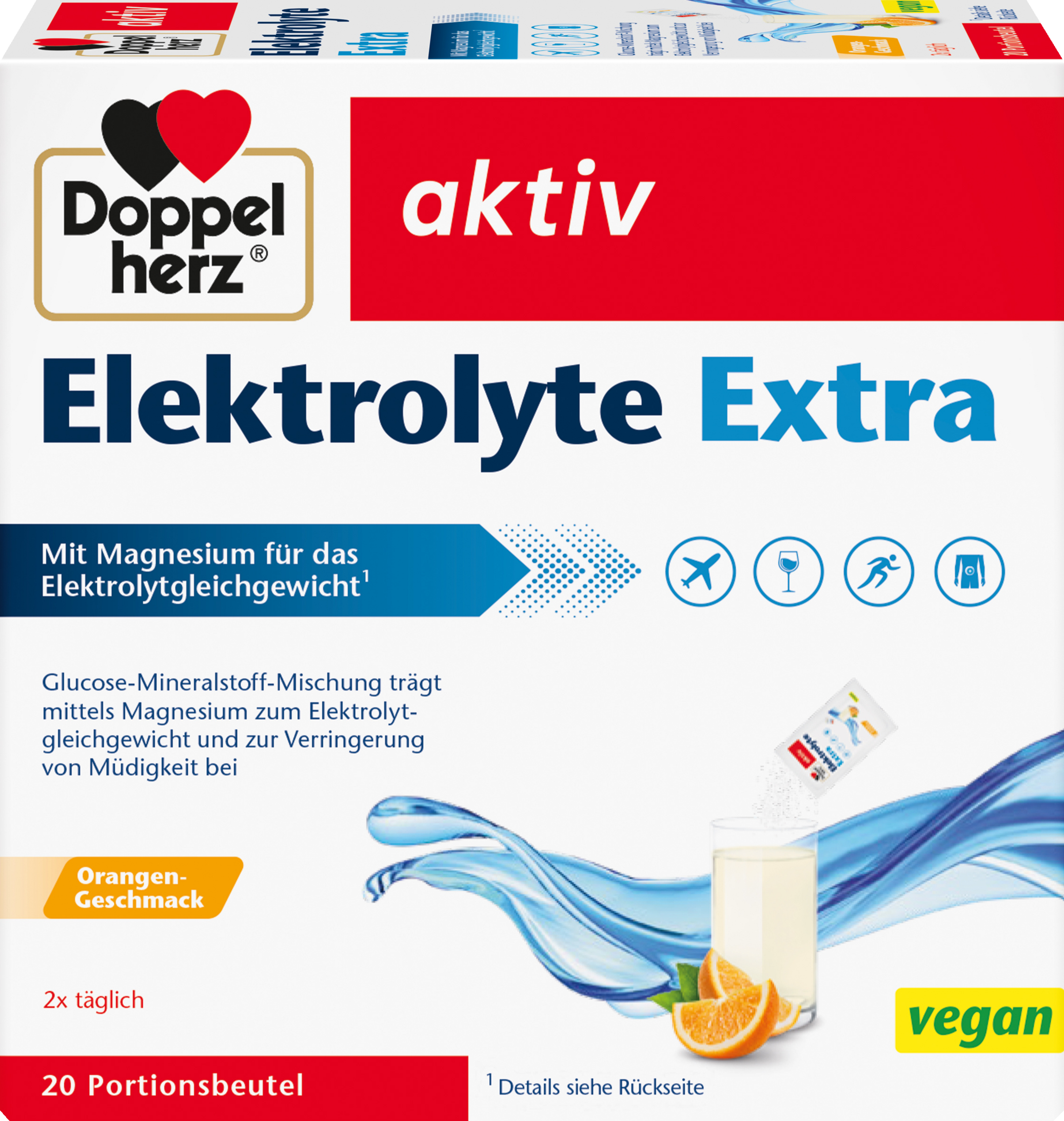 Doppelherz Elektrolyte Extra Portionsbeutel