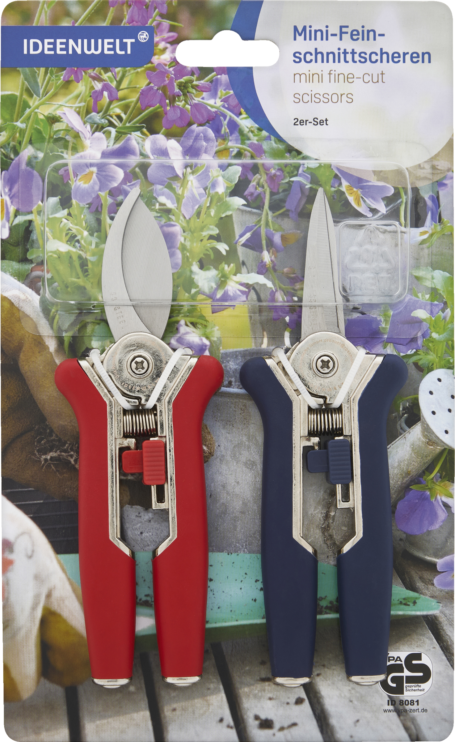 IDEENWELT Mini-Feinschnittscheren, 2er-Set