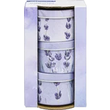 Duftkerzen in Metalldosen Lavendel 3er-Set
