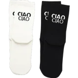 Ripp-Socken, 2er-Set, creme/schwarz, Gr. 35-38