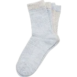 Struktur-Socken beige/hellblau Gr. 39-42