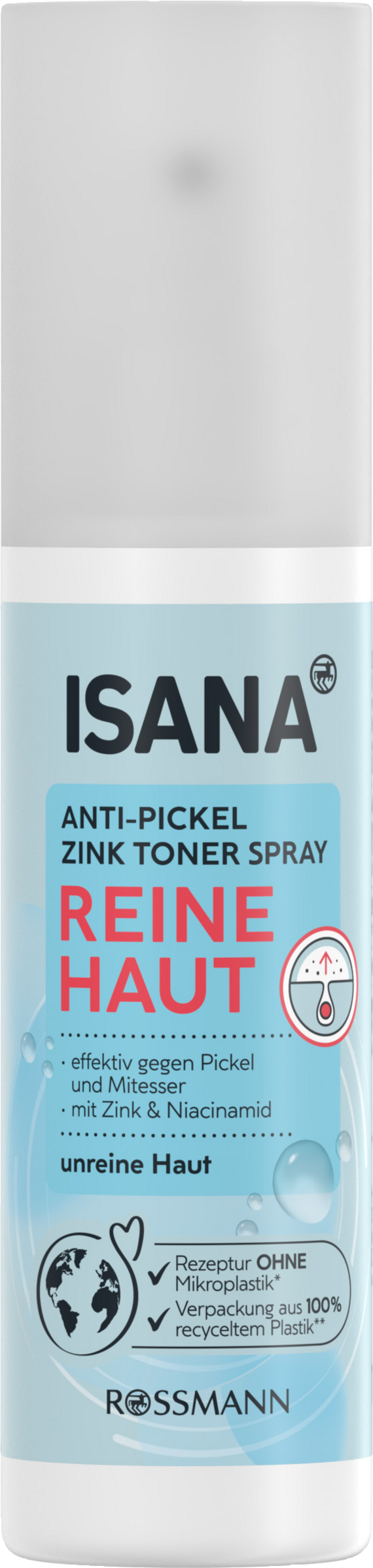 Anti-Pickel Zink Toner Spray Reine Haut