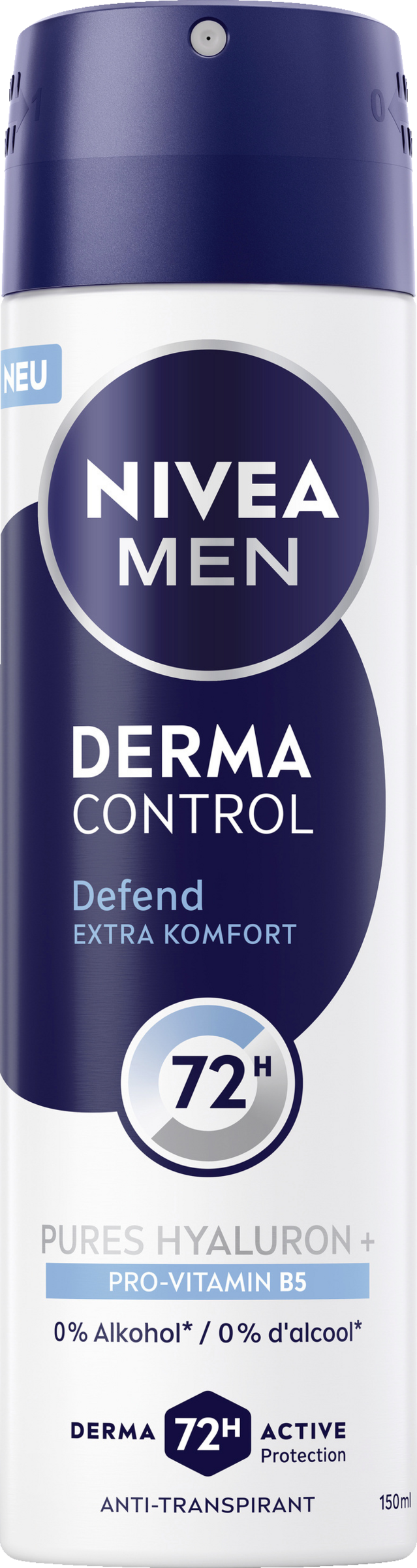 NIVEA MEN Anti-Transpirant Spray Derma Control Defend