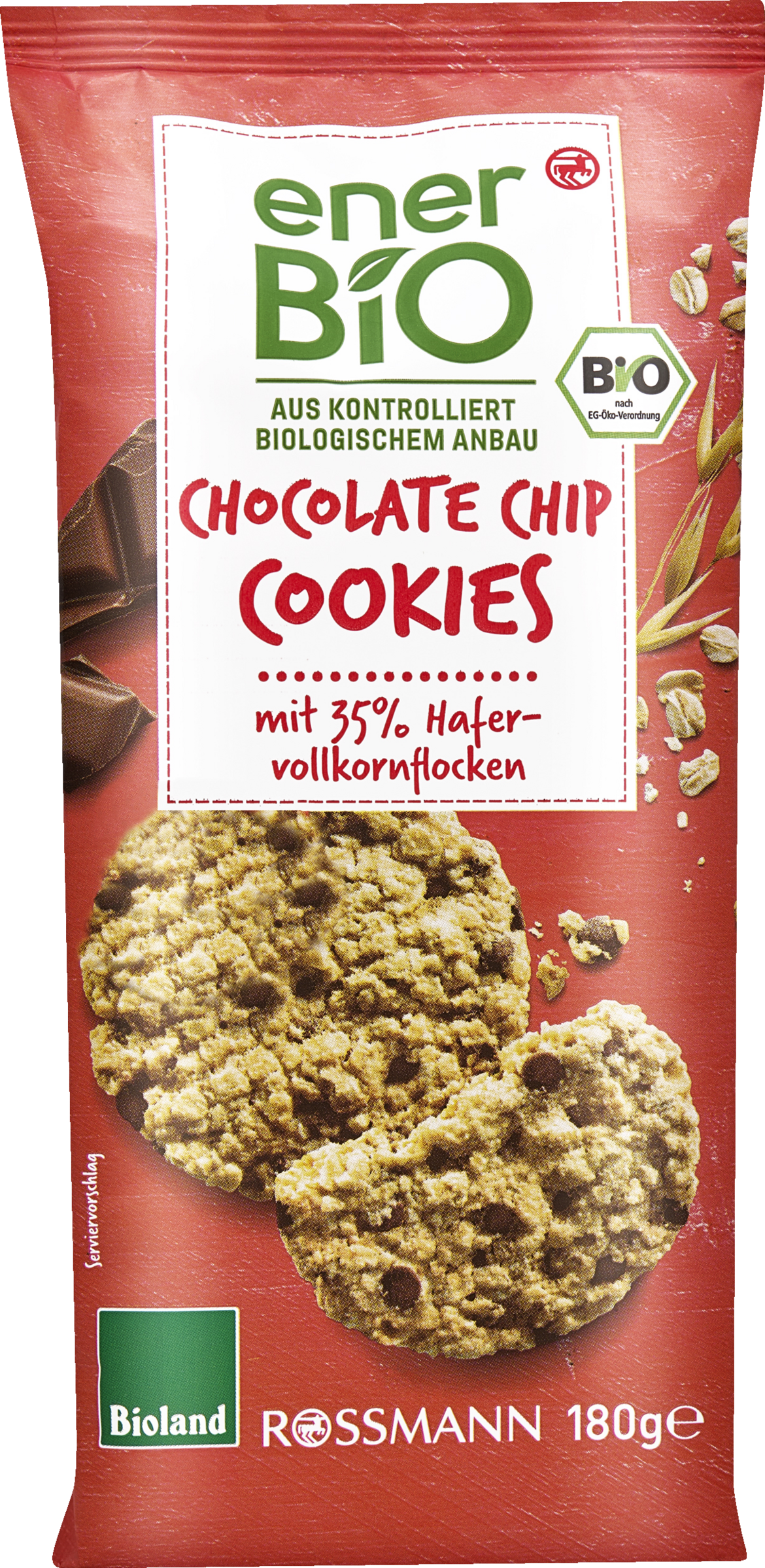 enerBiO Hafercookies Chocolate Chip Bioland