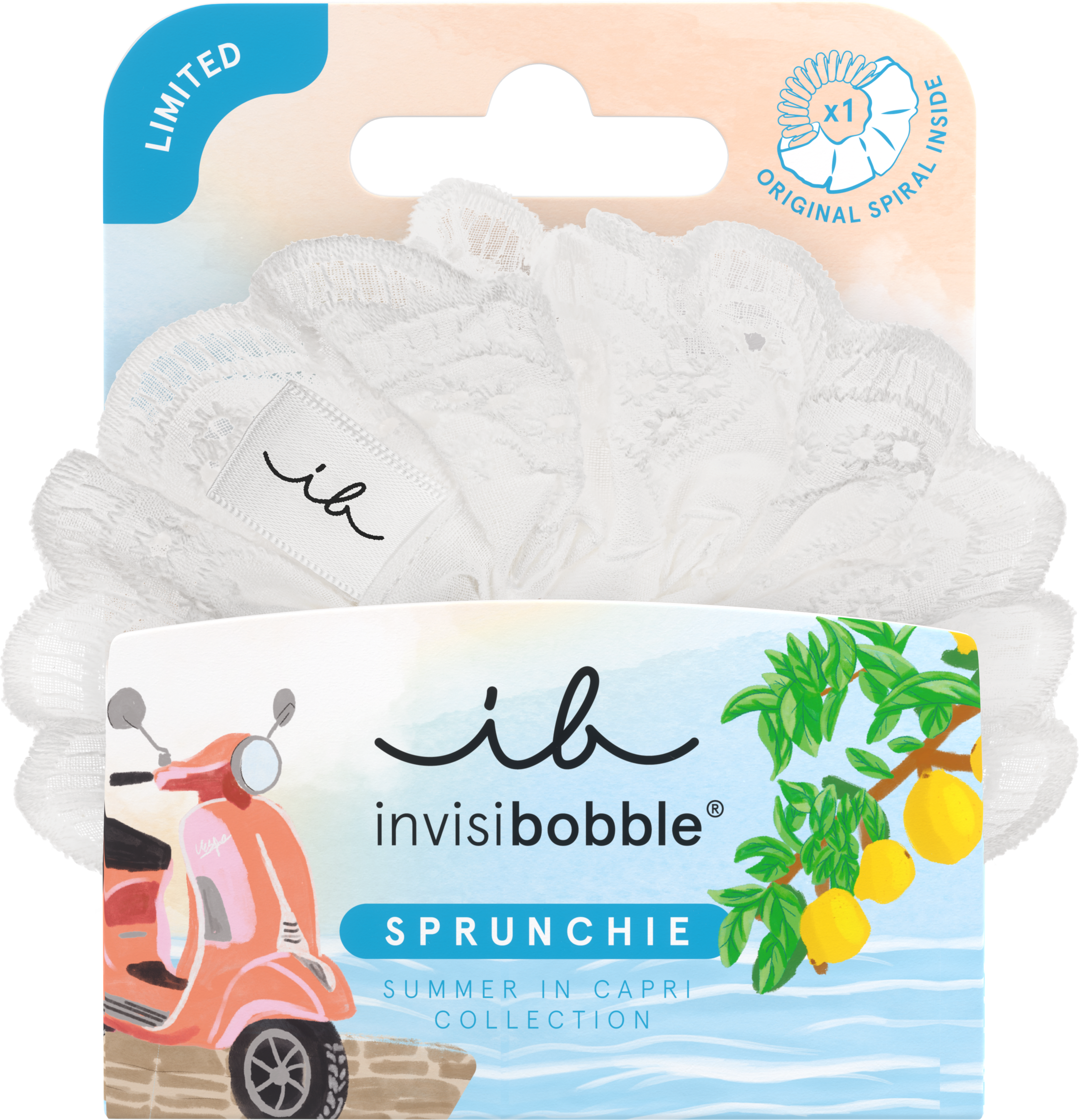 invisibobble® Sprunchie Summer in Capri Collection Blanco Bliss