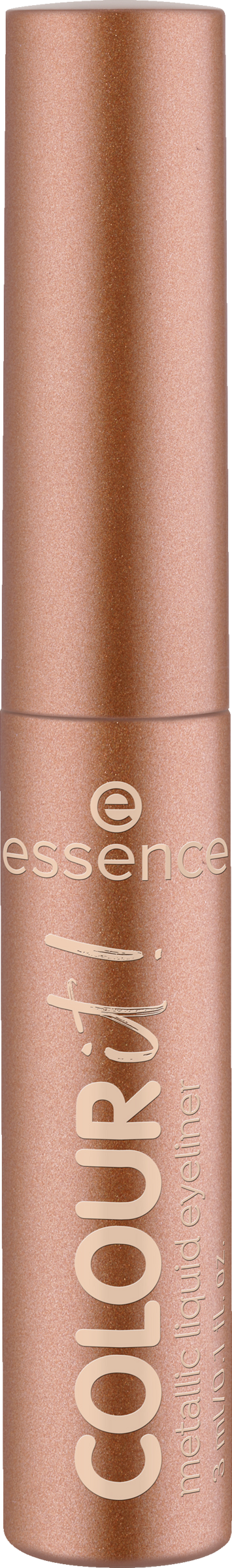 essence COLOUR it! metallic liquid eyeliner 01 Burnished Bronze
