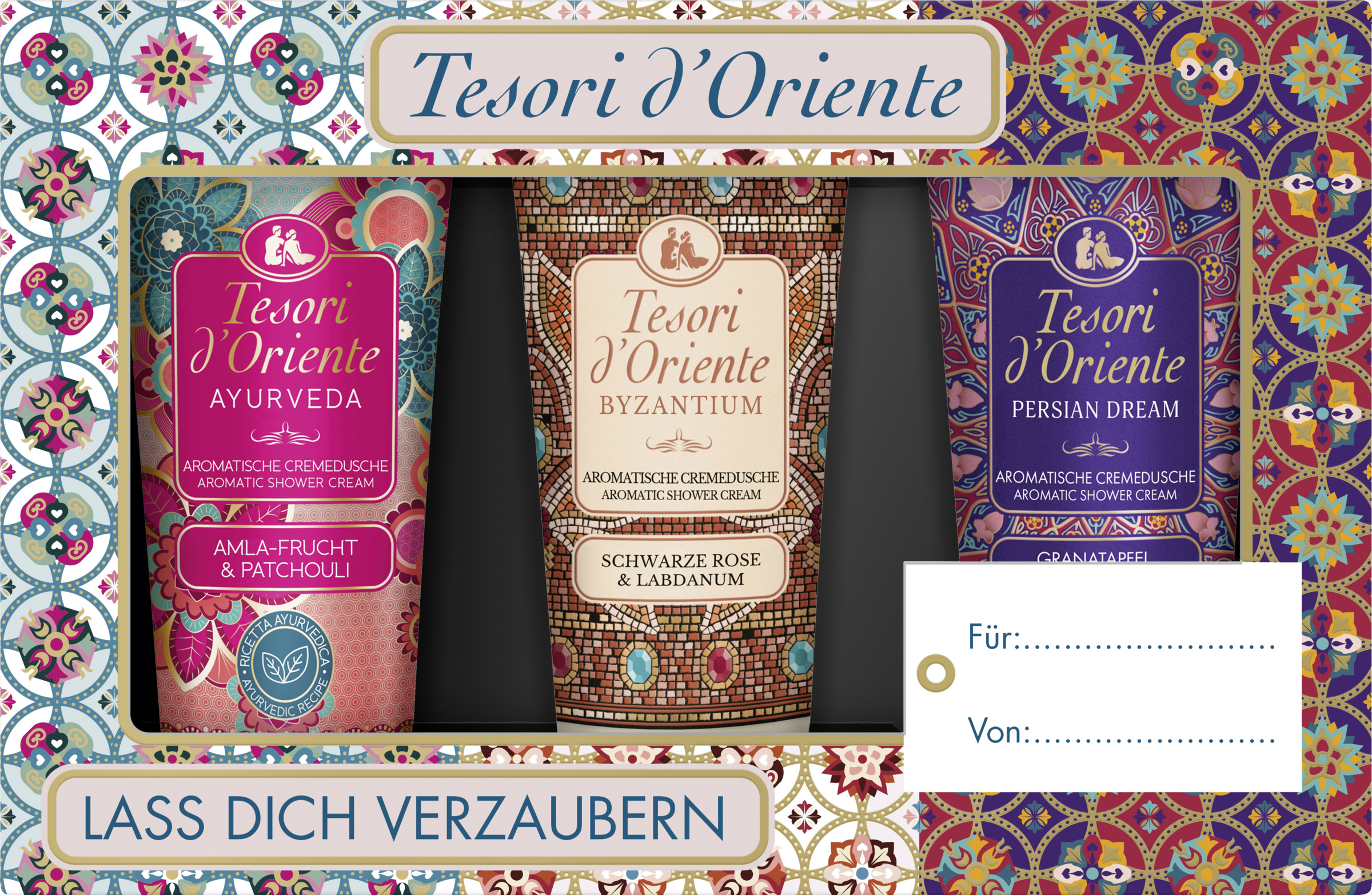 Tesori d'Oriente Lass Dich verzaubern Cremeduschen Geschenkset