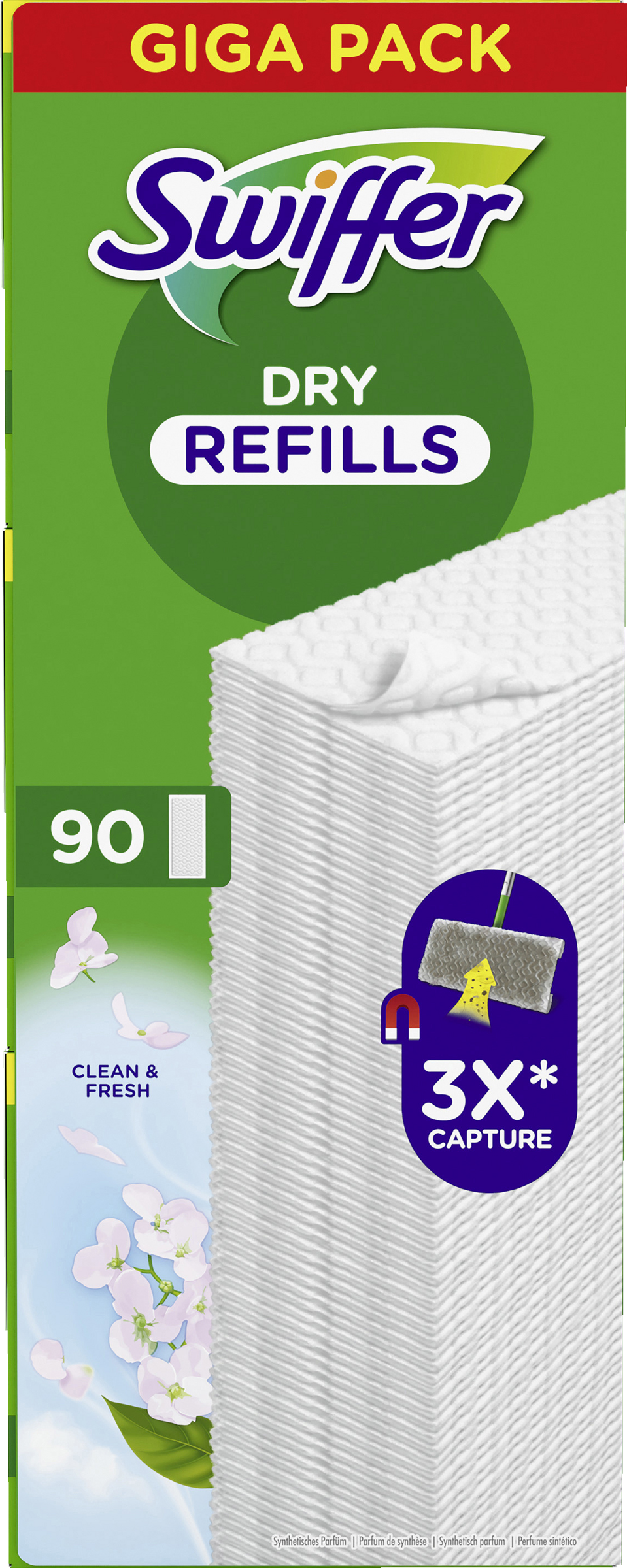 Swiffer Wischtücher trocken Nachfüllpackung mit Duft