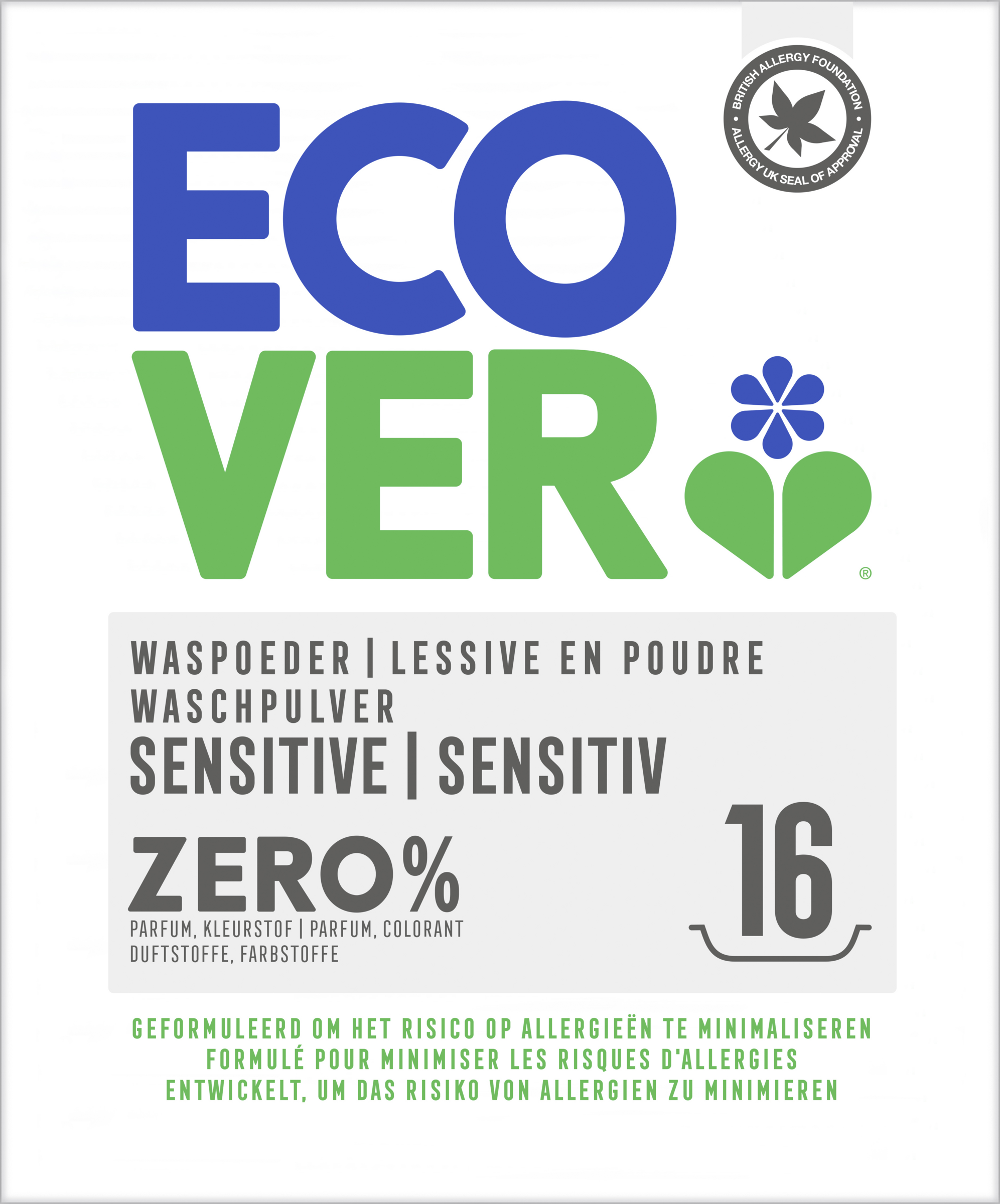 Ecover Sensitivwaschpulver Zero 16WL