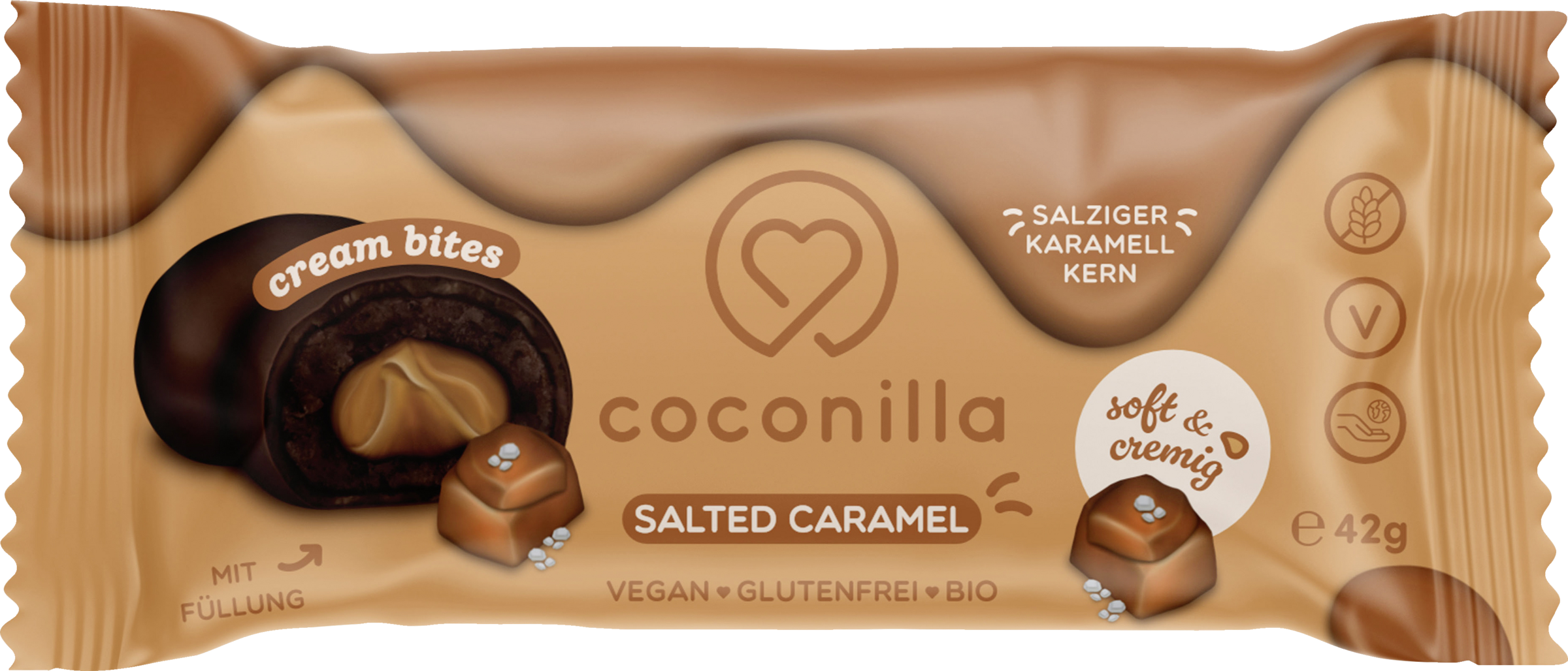 coconilla Bio Cream Bites Salted Caramel