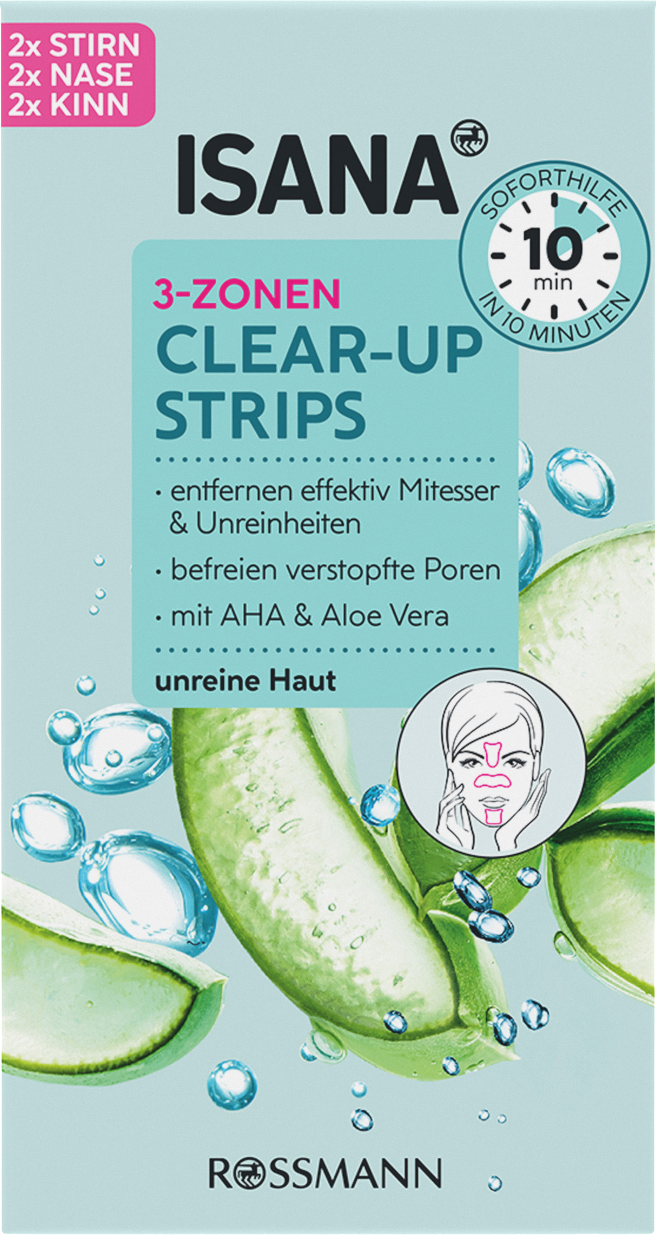 3-Zonen Clear-up-Strips