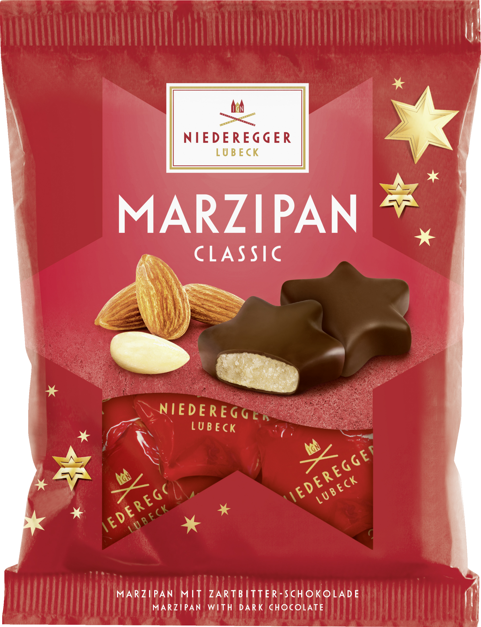 Niederegger Marzipan Sterne Classic (7 Stück)