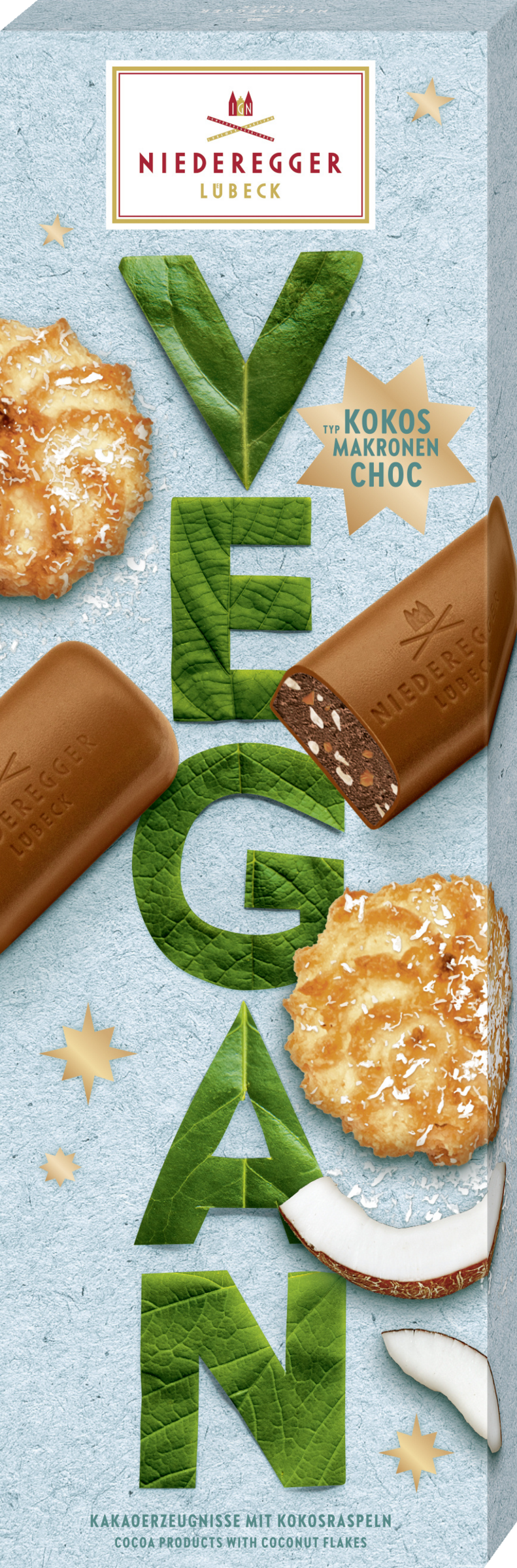 Niederegger VEGAN Typ Kokosmakronen Choc (8 Stück)