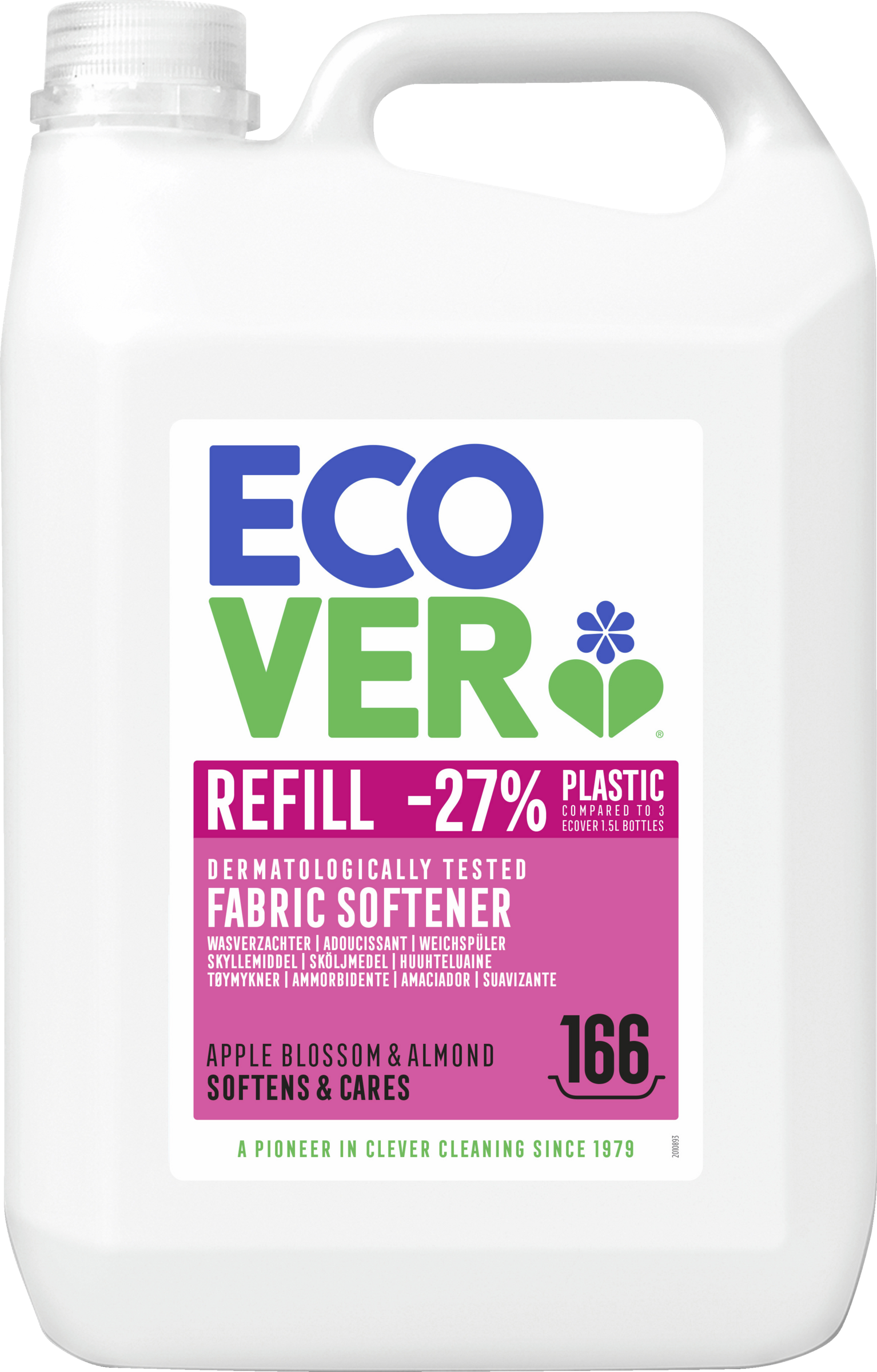 Ecover Weichspüler Apfelblüte & Mandel Refill 166WL