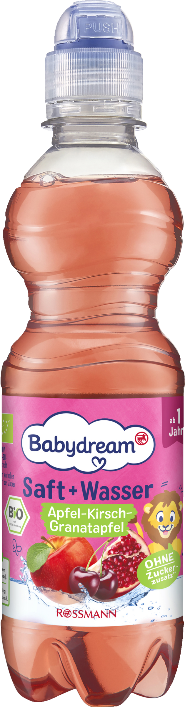 Babydream Bio Saft + Wasser Apfel-Kirsch-Granatapfel 0,33l
