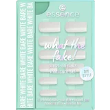 essence what the fake! PRESS-ON NAILS manicure set 04 BARE WHITE