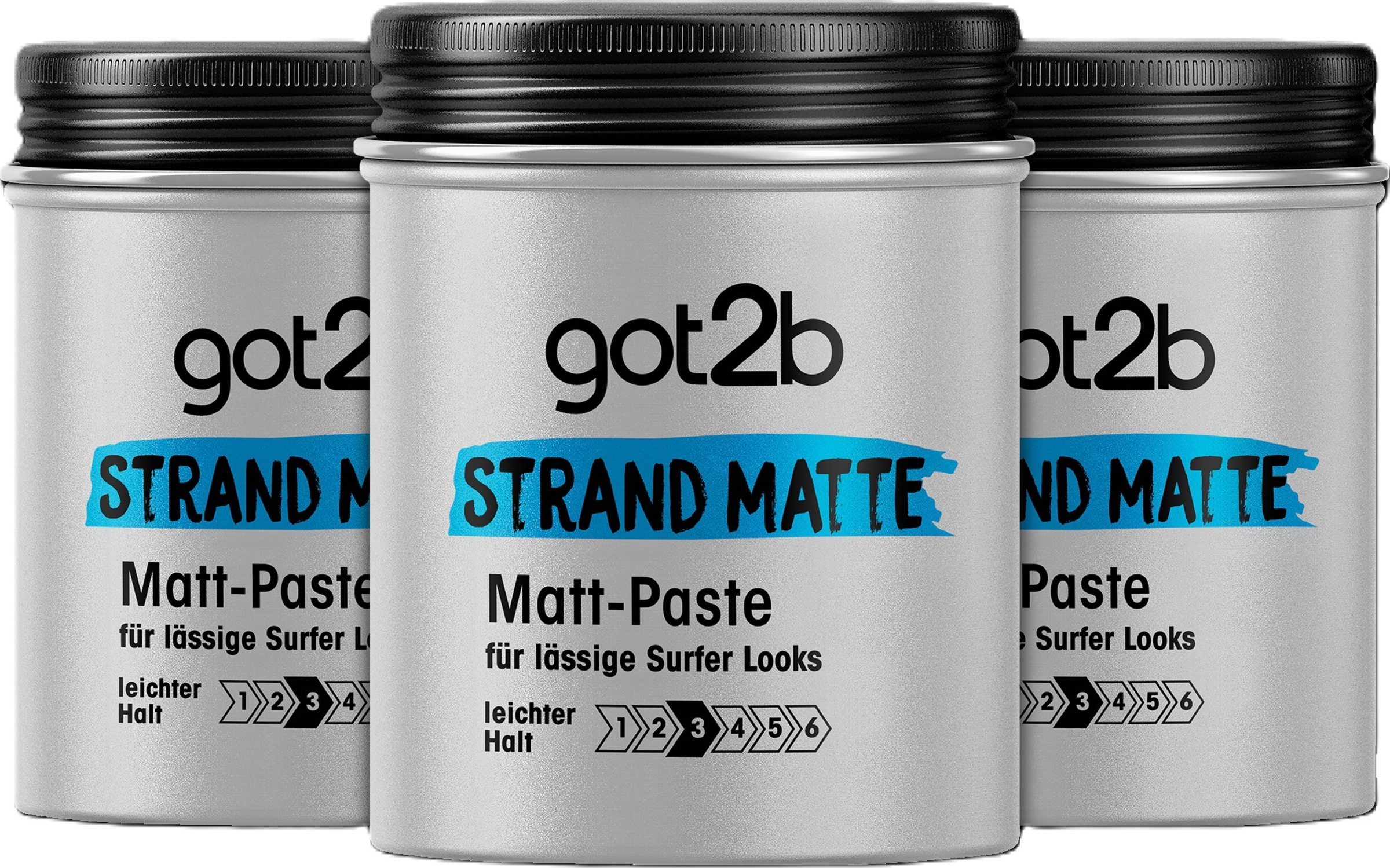 got2b Matt-Paste Strand Matte 3er Vorteilsset