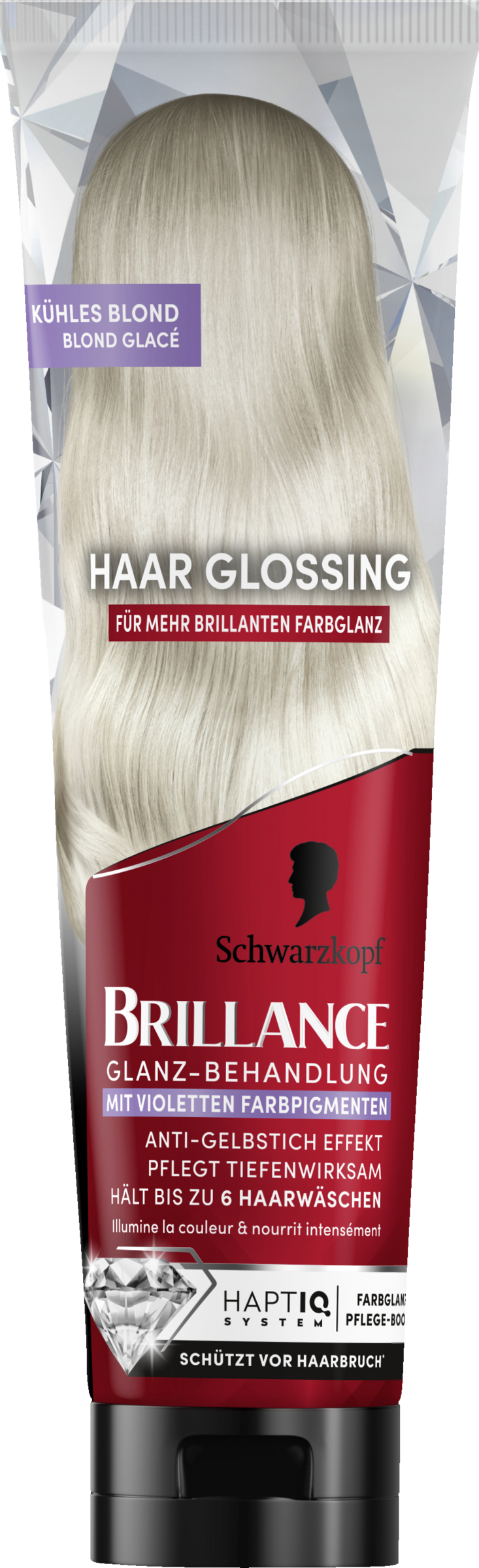 Brillance Haar Glossing Kühles Blond