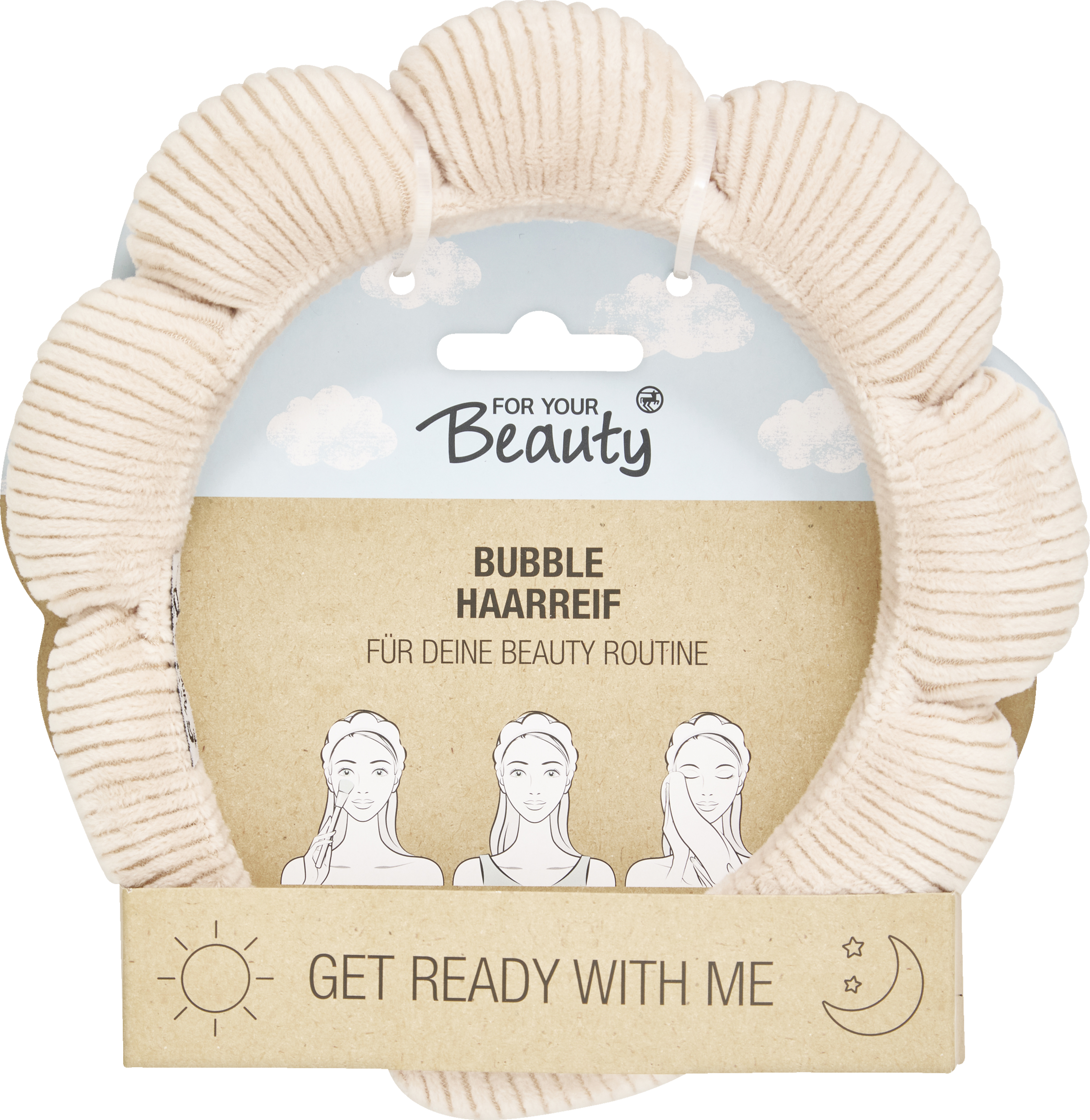 FOR YOUR Beauty Bubble Haarreif mit Stoff