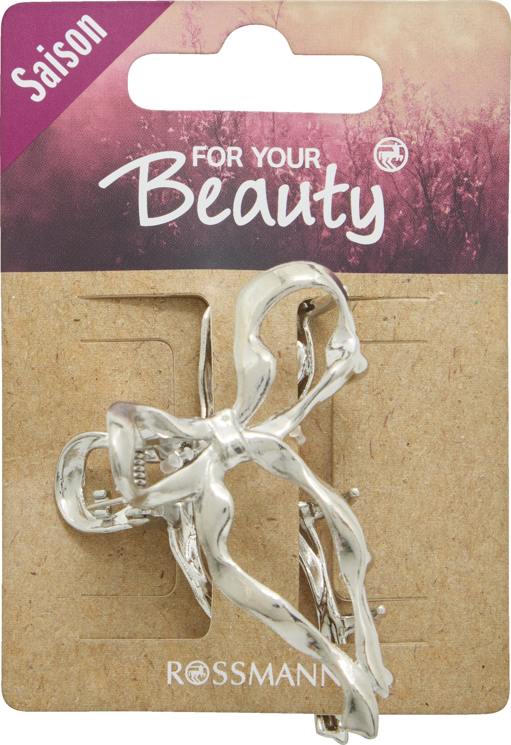 FOR YOUR Beauty Haarspange Schleifenform Metall