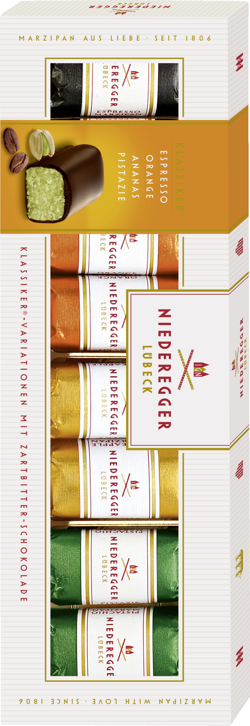 Niederegger Marzipan Klassiker-Variationen (8 Stück)