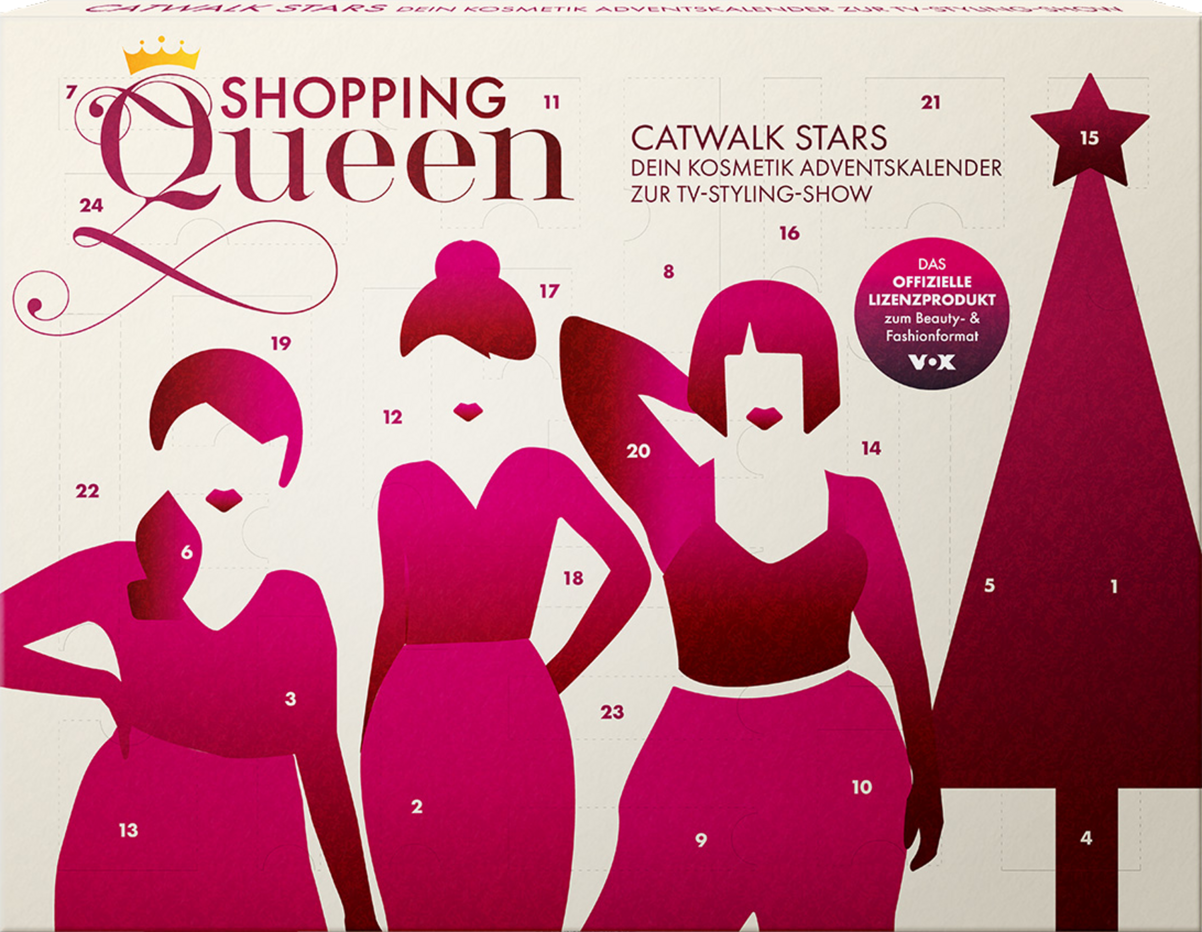 Shopping Queen Adventskalender Catwalk Stars, Kosmetik & Accessoires zur TV-Styling-Show, 1 Stück online kaufen