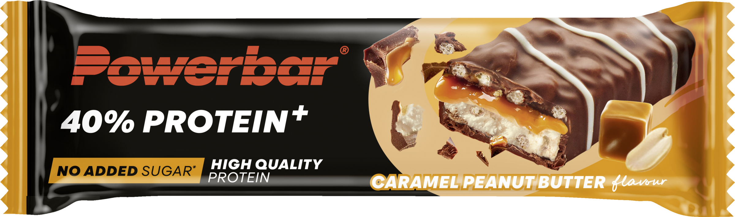 PowerBar 40% Protein+ Crisp Riegel Caramel Peanut Butter