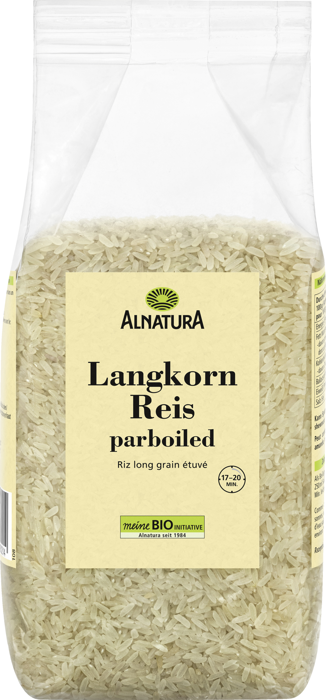 Alnatura Bio Langkorn Reis parboiled