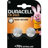 Duracell CR2025 Lithium Knopfzellen 2er Pack