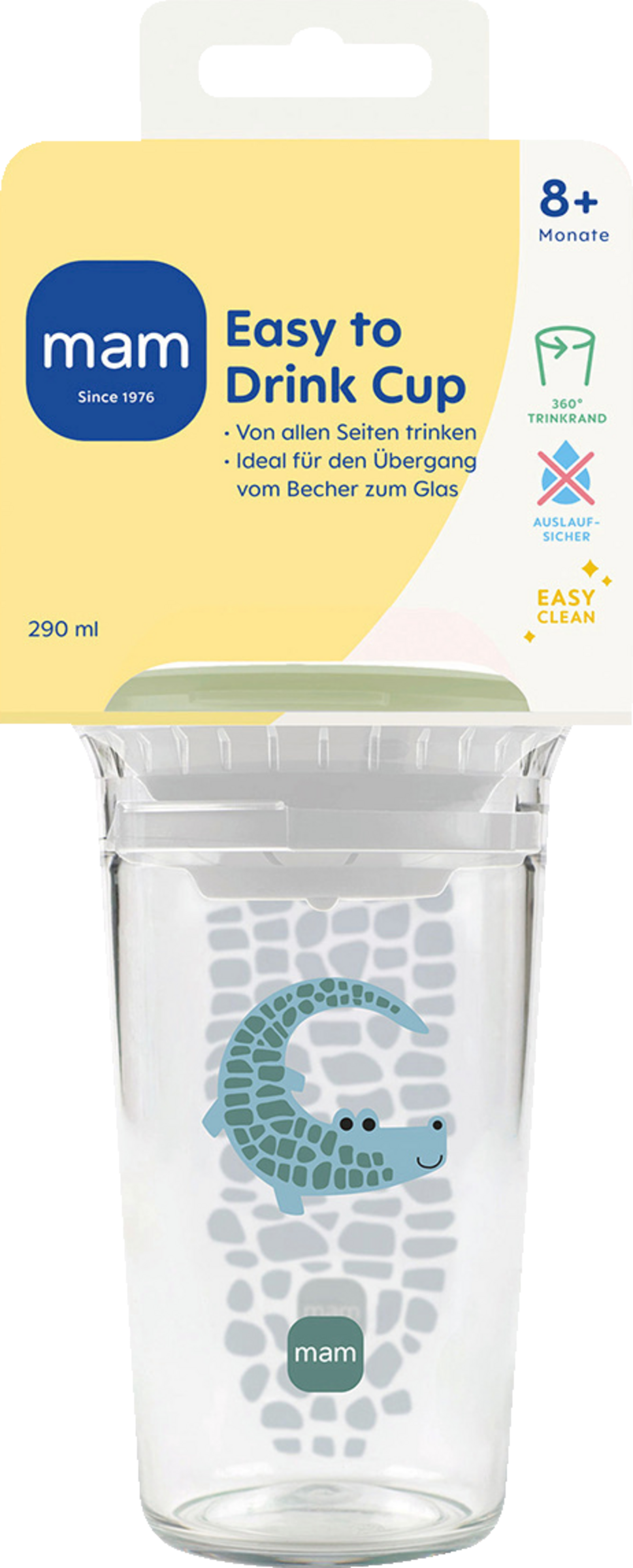 MAM Easy to Drink Cup green ab dem 8. Monat, 290 ml