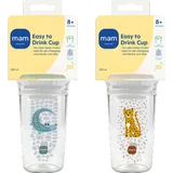 MAM Easy to Drink Cup 2er-Set 1 ab dem 8. Monat, 290 ml