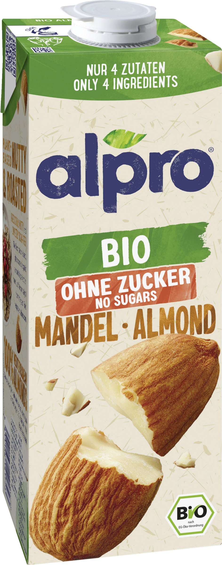 alpro Bio Mandeldrink ohne Zucker