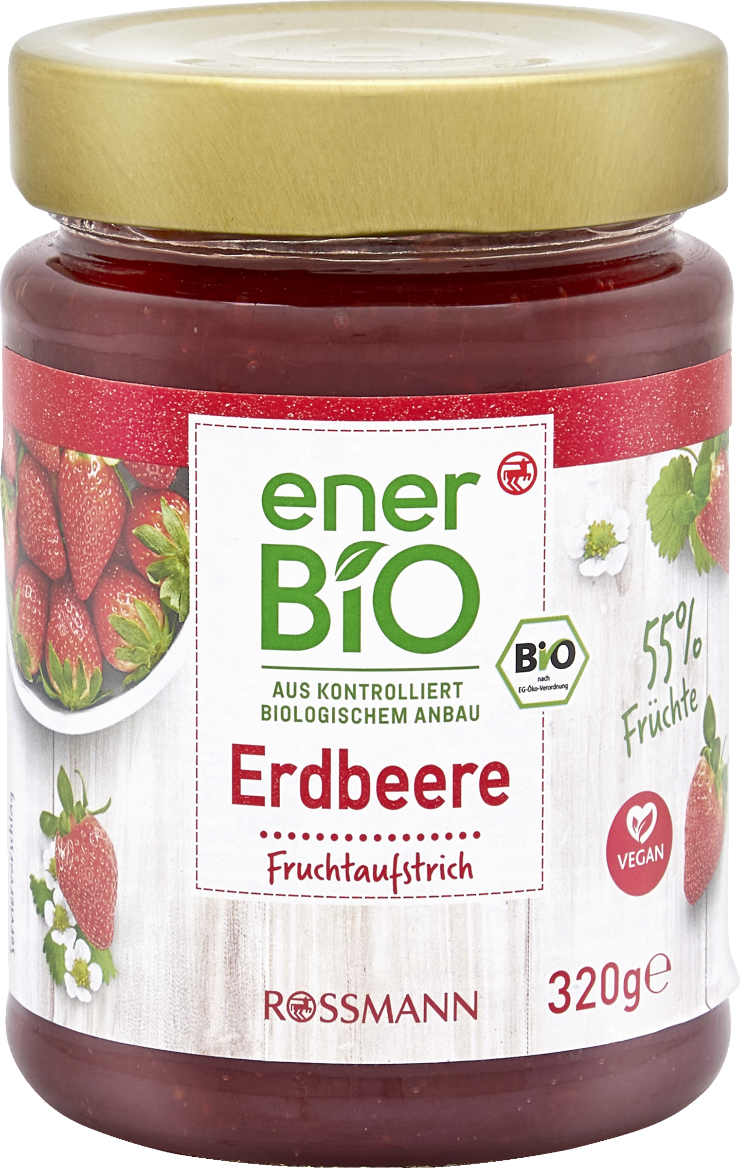 enerBiO Erdbeere Fruchtaufstrich