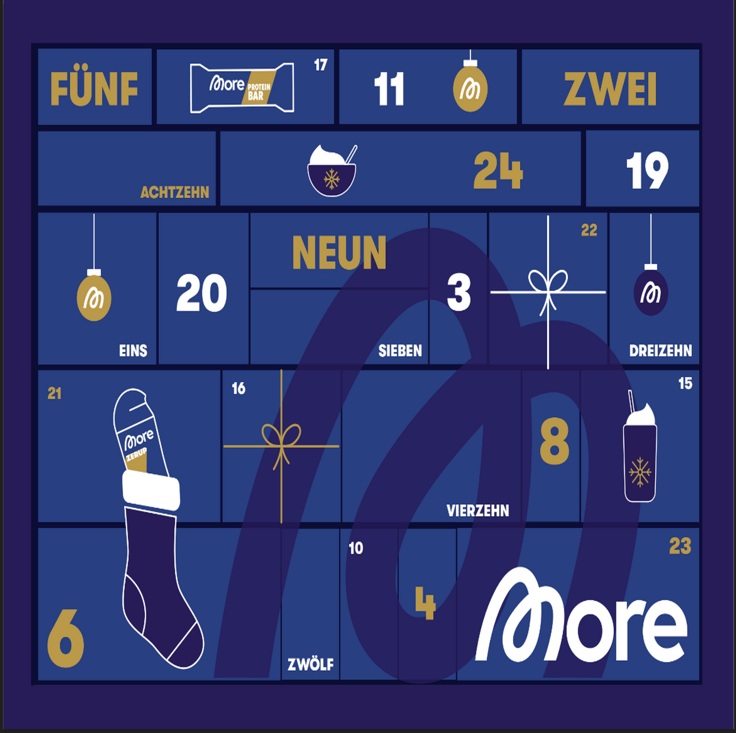 More Adventskalender 2025 (31 Stück)