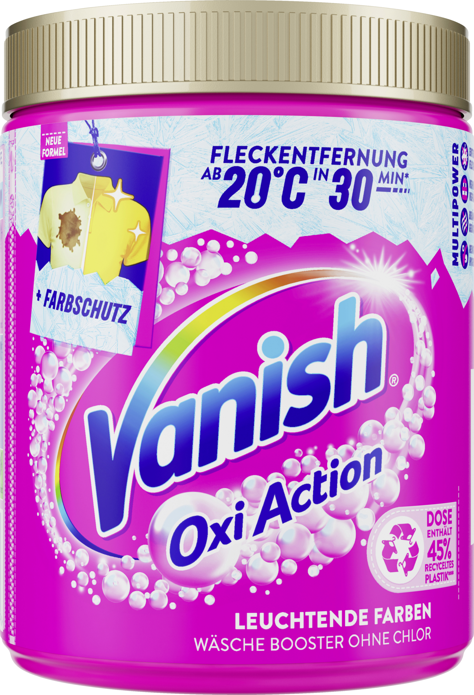 Oxi Action Fleckenentferner Pink Pulver