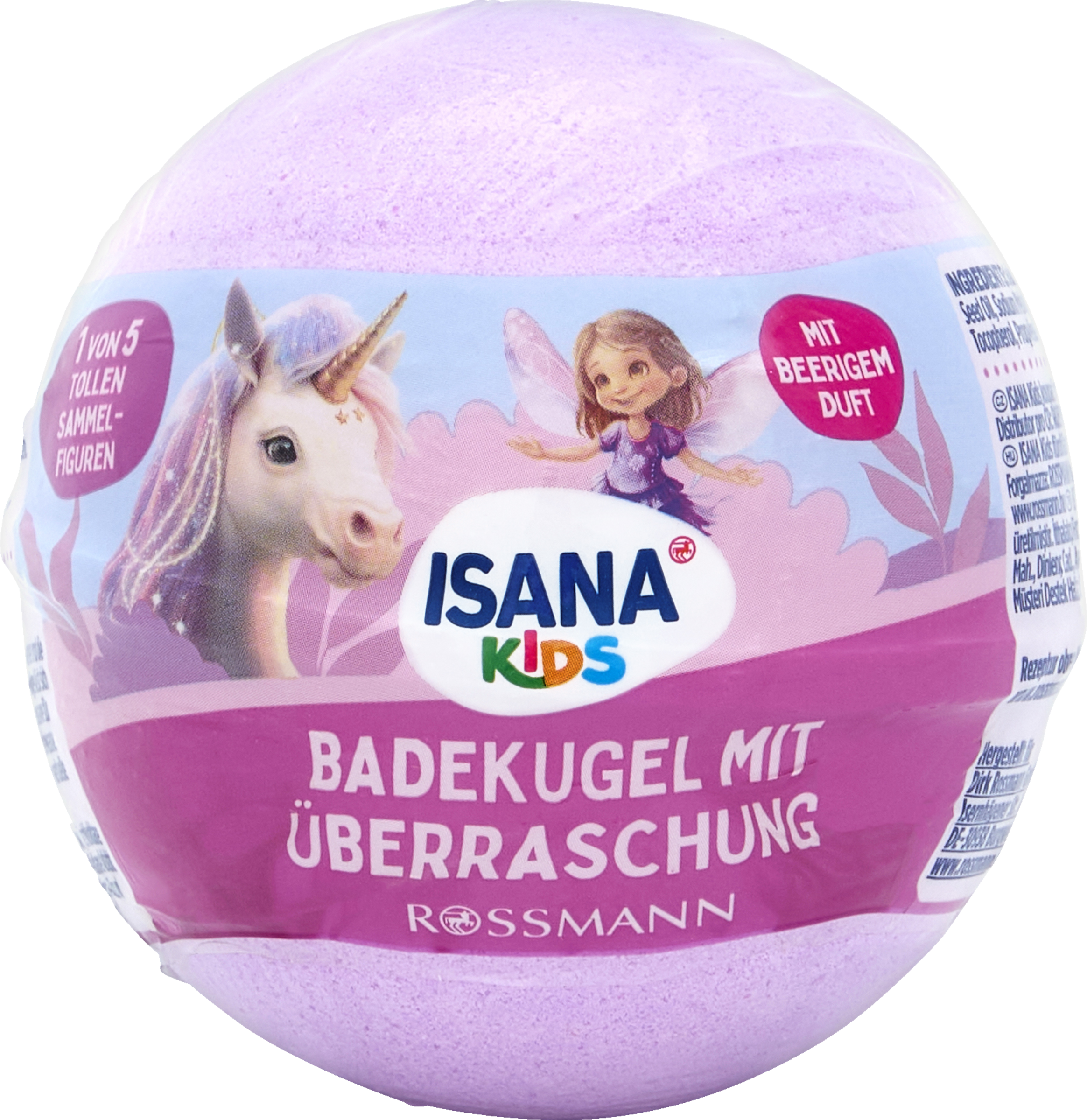 ISANA KiDS Badekugel mit Überraschung Einhorn