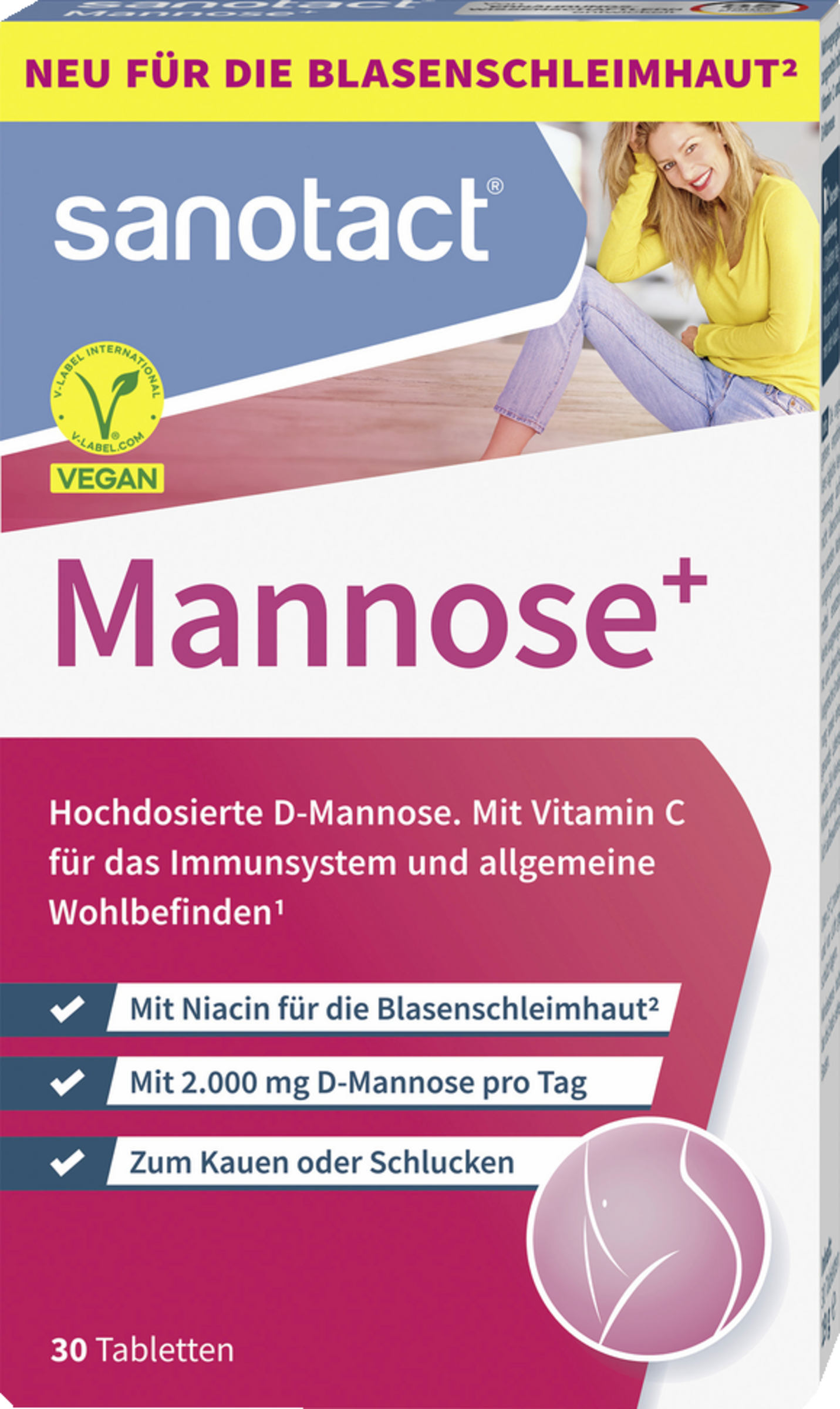 sanotact® Mannose+ Tabletten