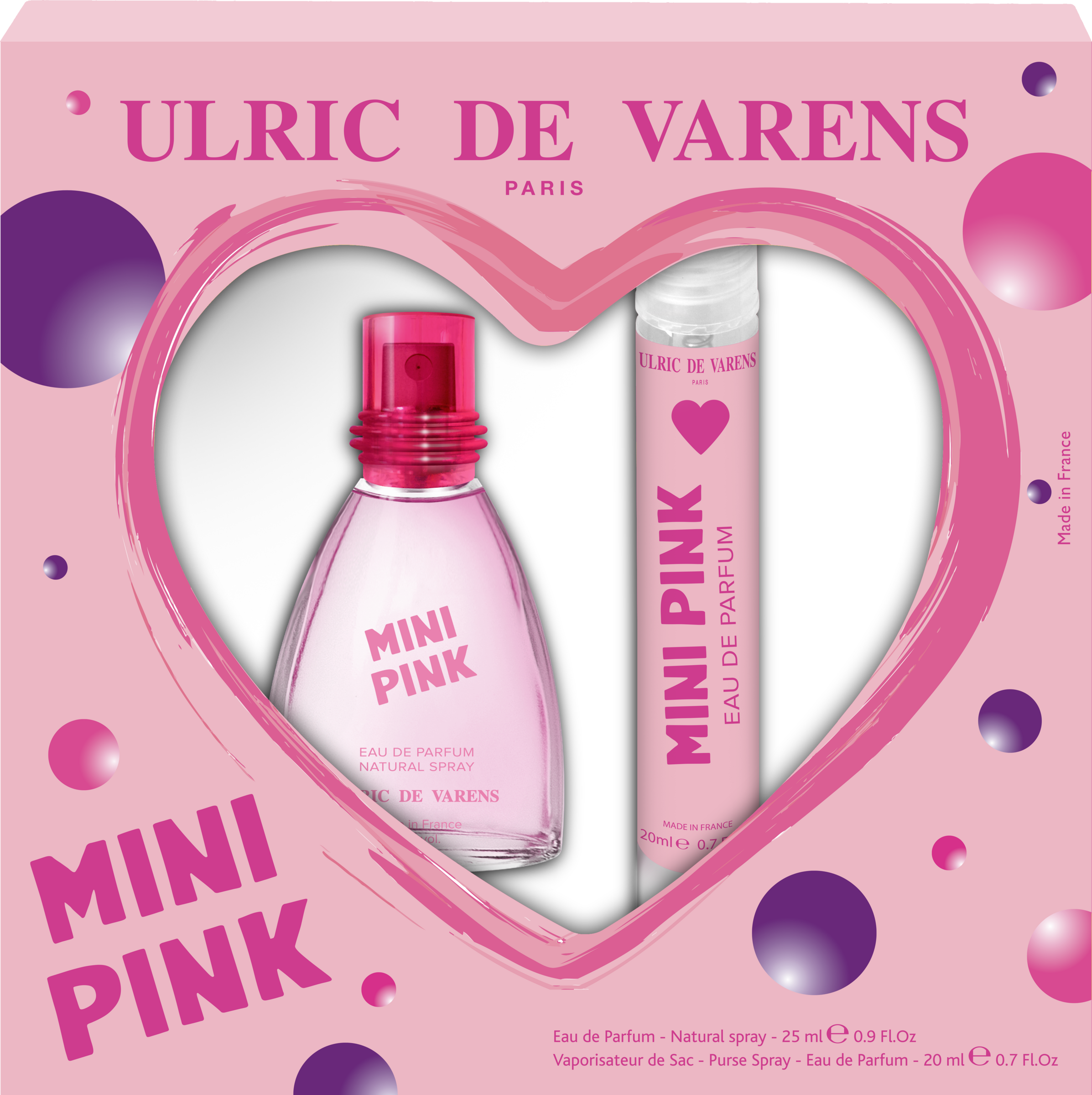 Ulric de Varens Geschenkset Mini Pink