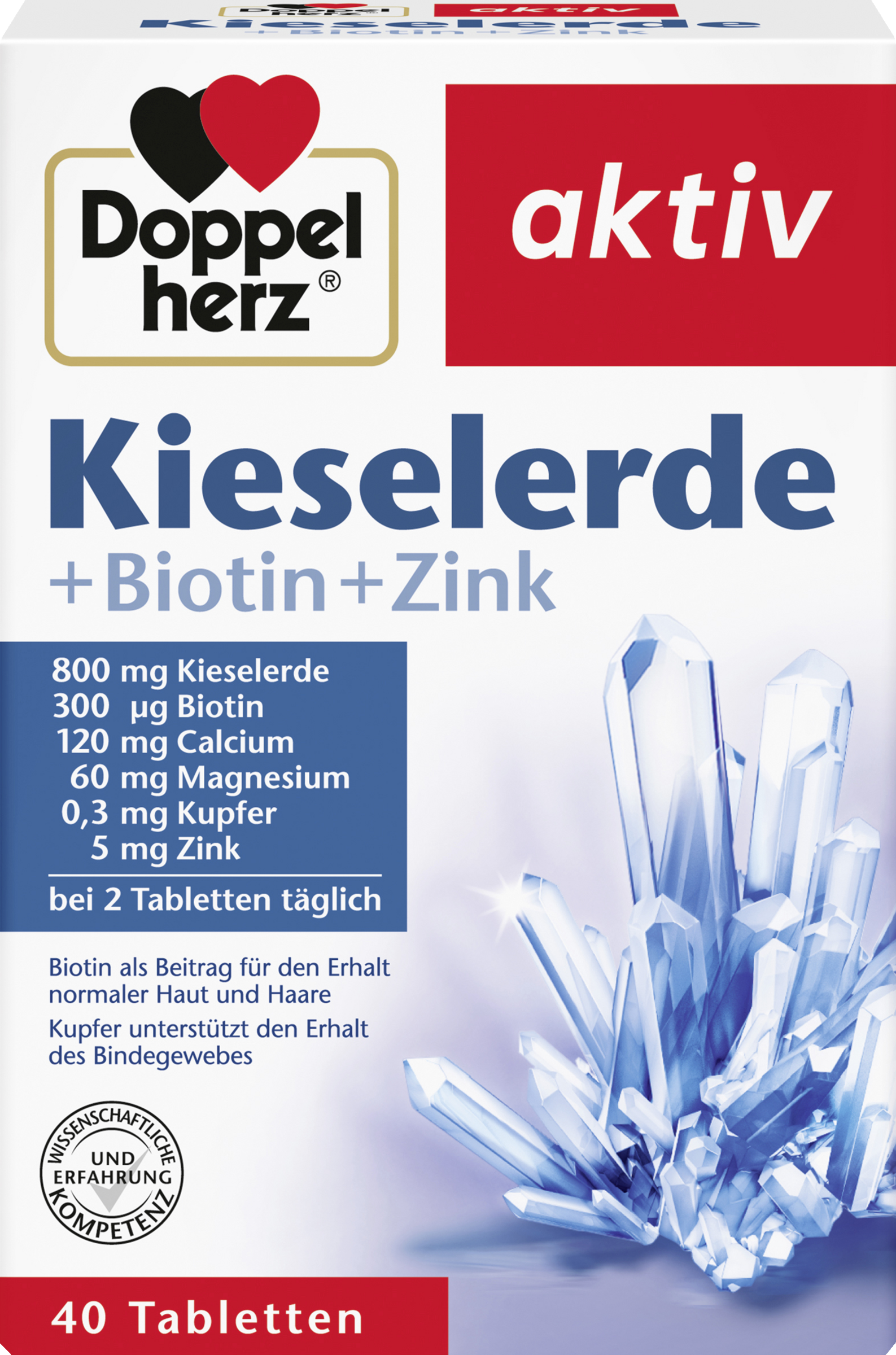 Doppelherz aktiv Kieselerde + Biotin + Zink