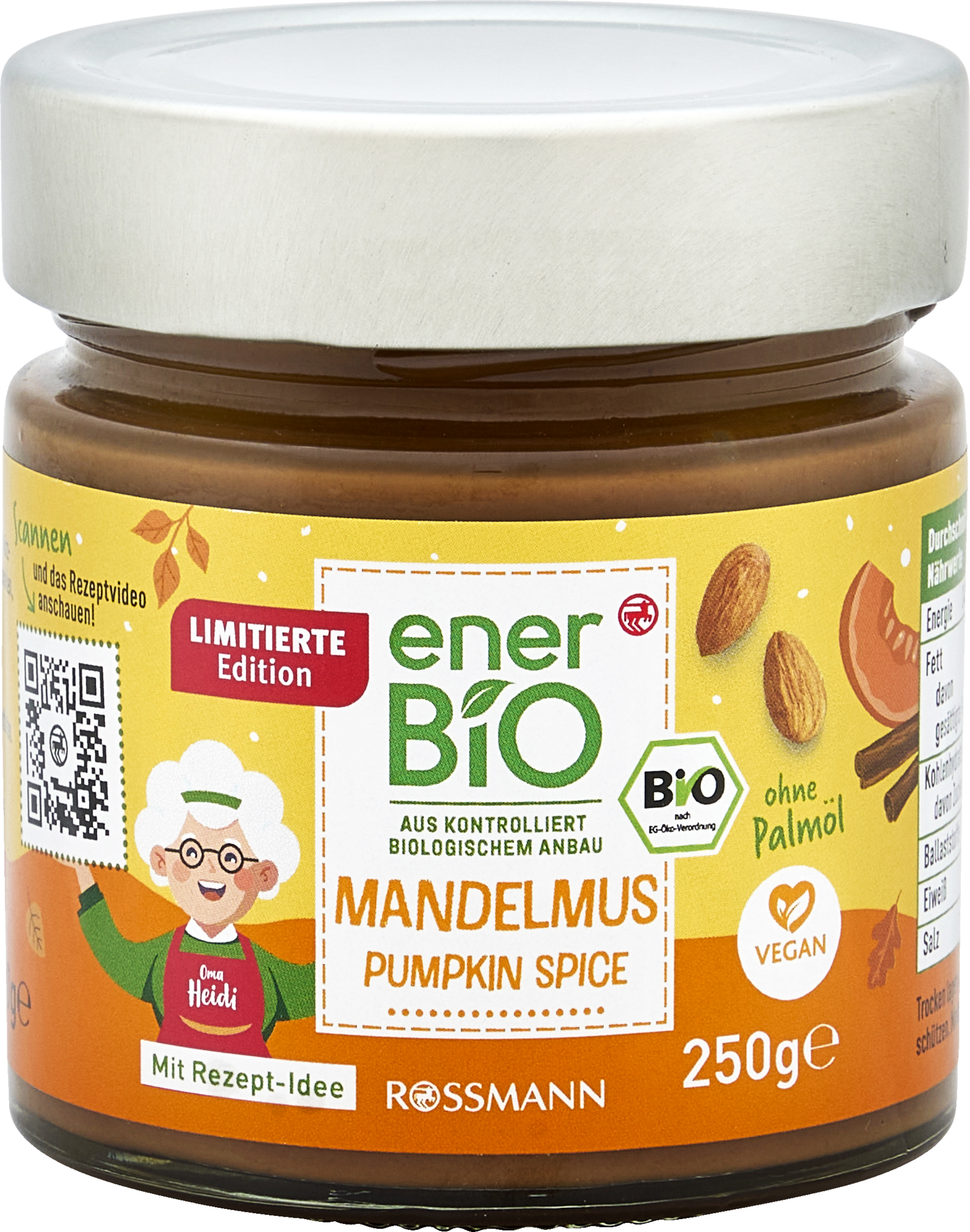 enerBiO Mandelmus Pumpkin Spice