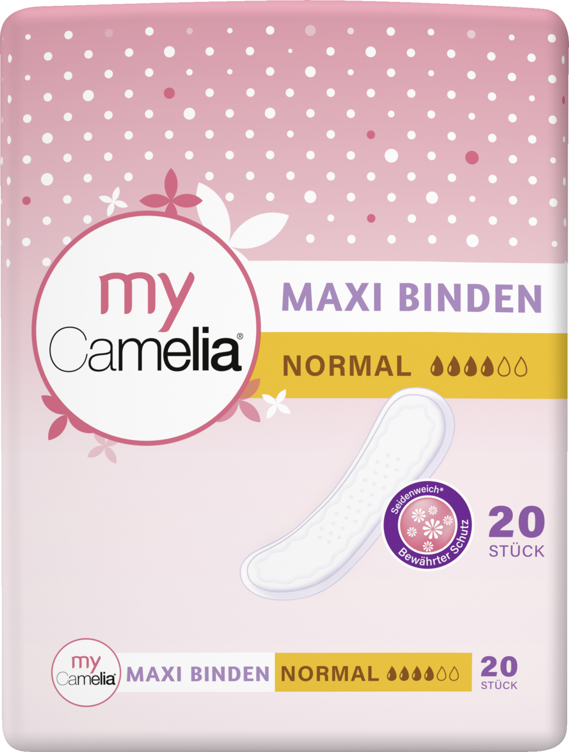 Camelia Maxi Binde Normal 20 Stück