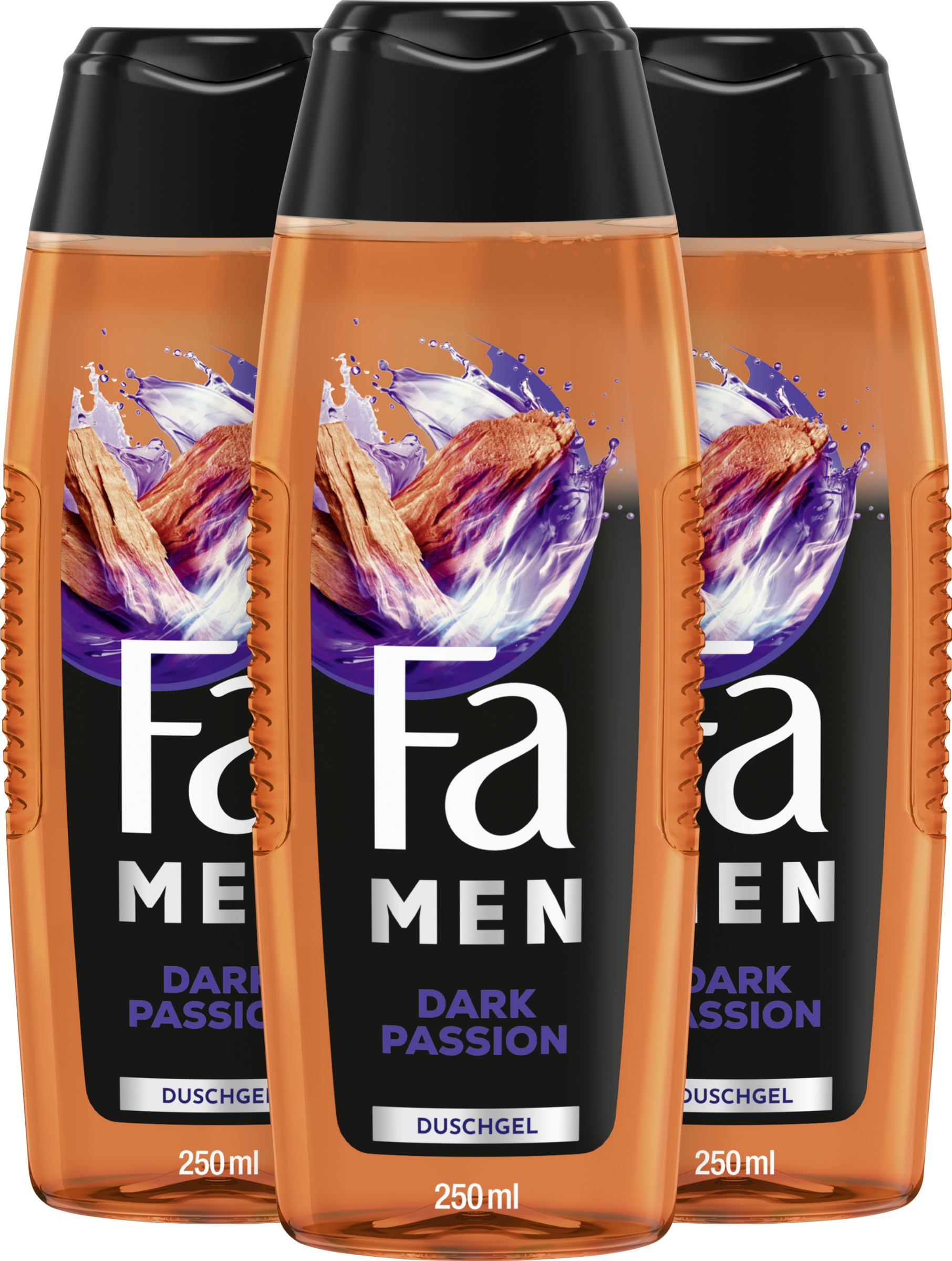 Fa Men 2in1 Körper & Haar Duschgel Dark Passion Vorteilspack