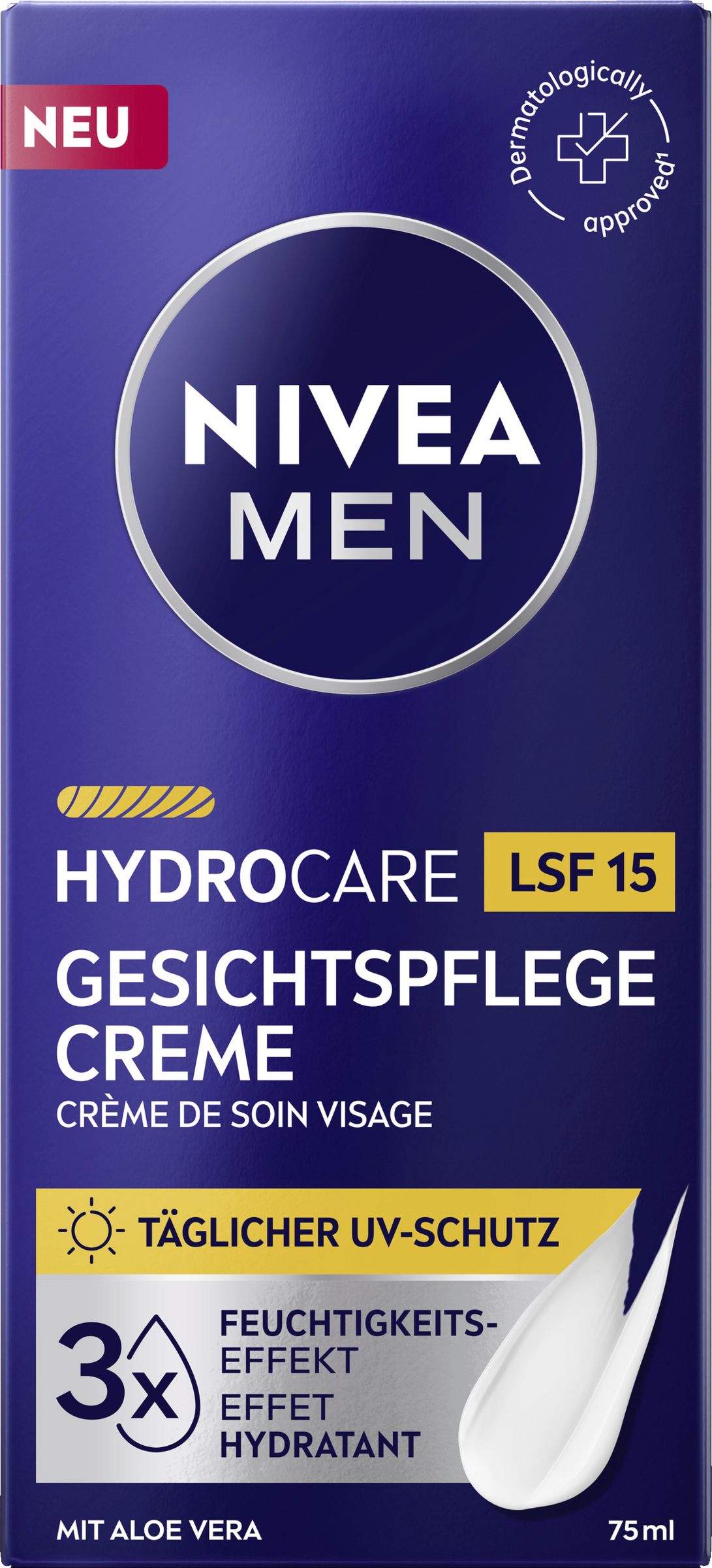 8x4 MEN HydroCare Gesichtspflege Creme LSF15