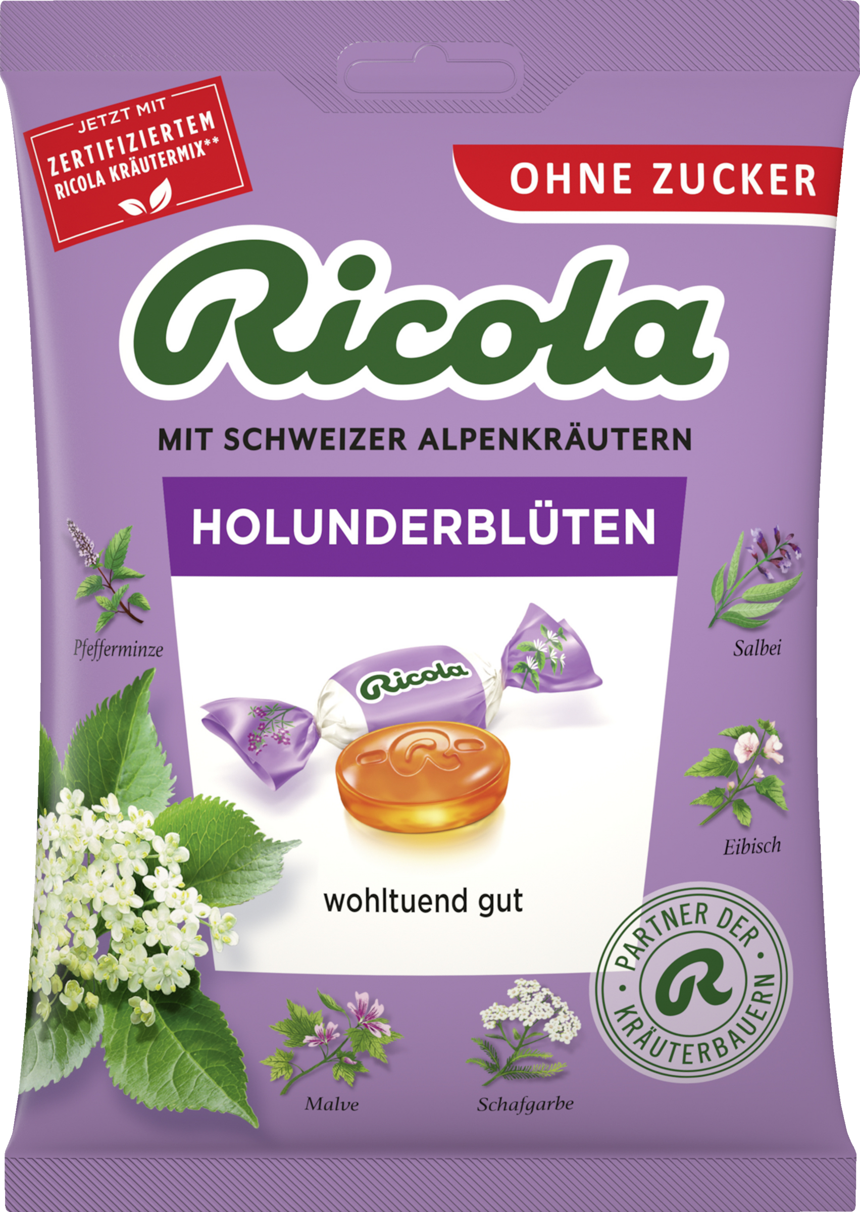 Holunderblüten Hustenbonbons